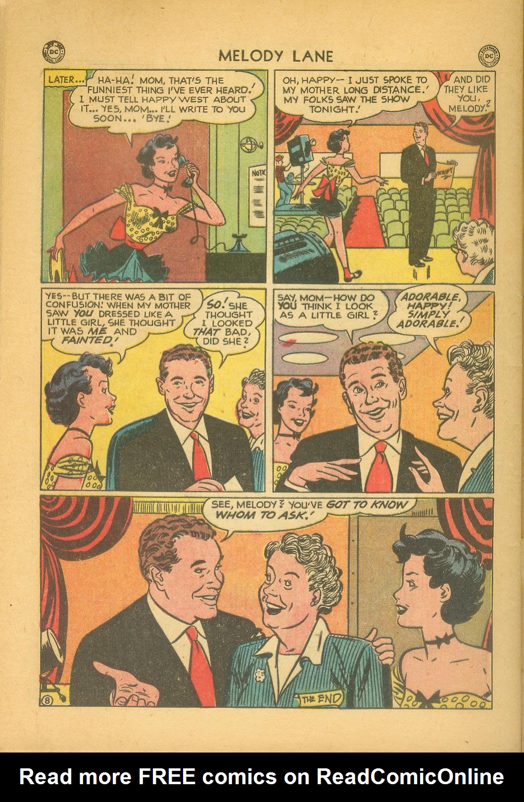 Read online Miss Melody Lane of Broadway comic -  Issue #1 - 48