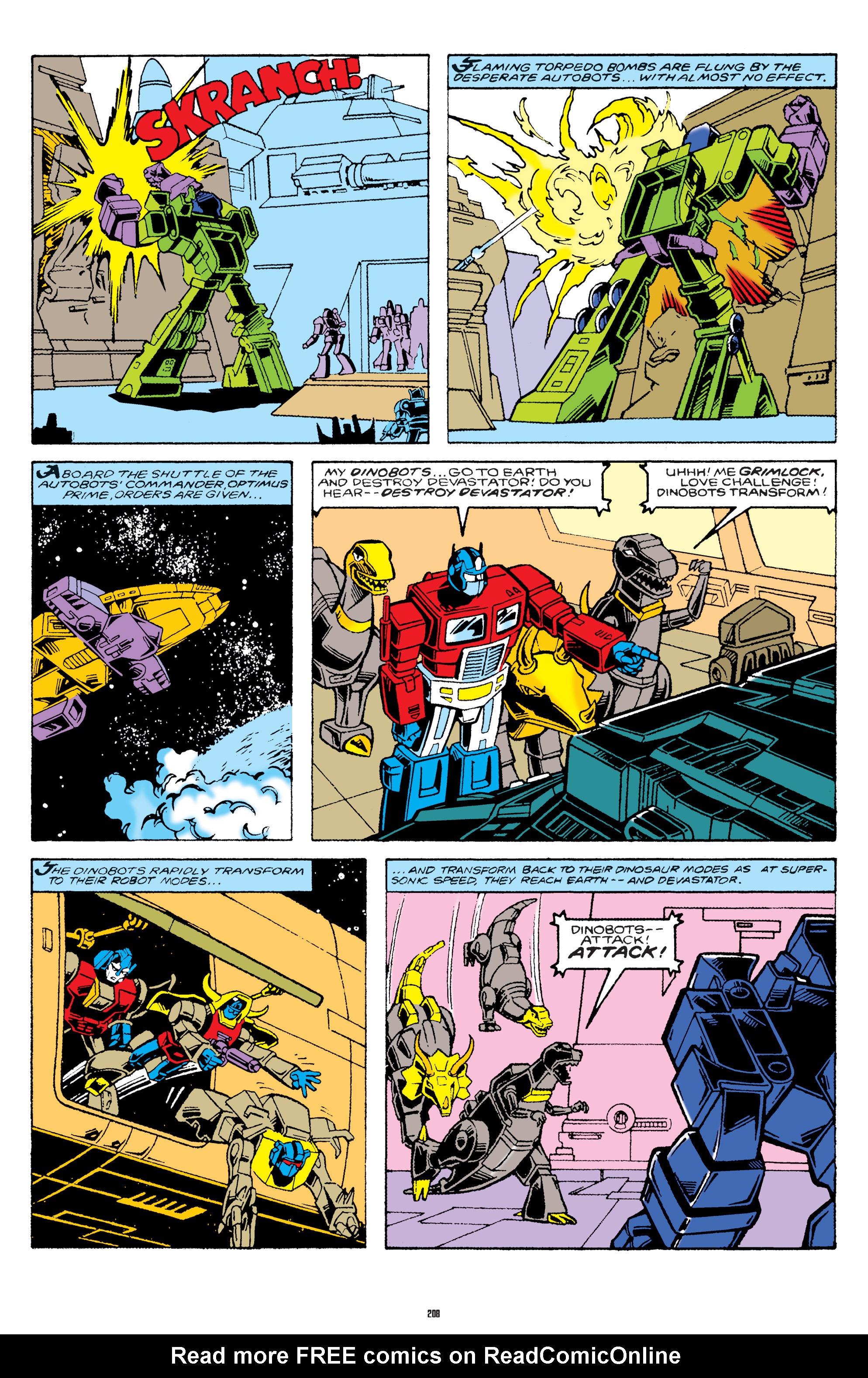 Read online The Transformers Classics comic -  Issue # TPB 7 - 207