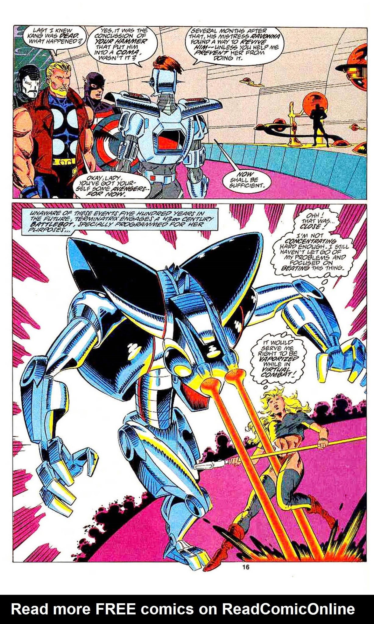 Read online Avengers: The Terminatrix Objective comic -  Issue #1 - 12
