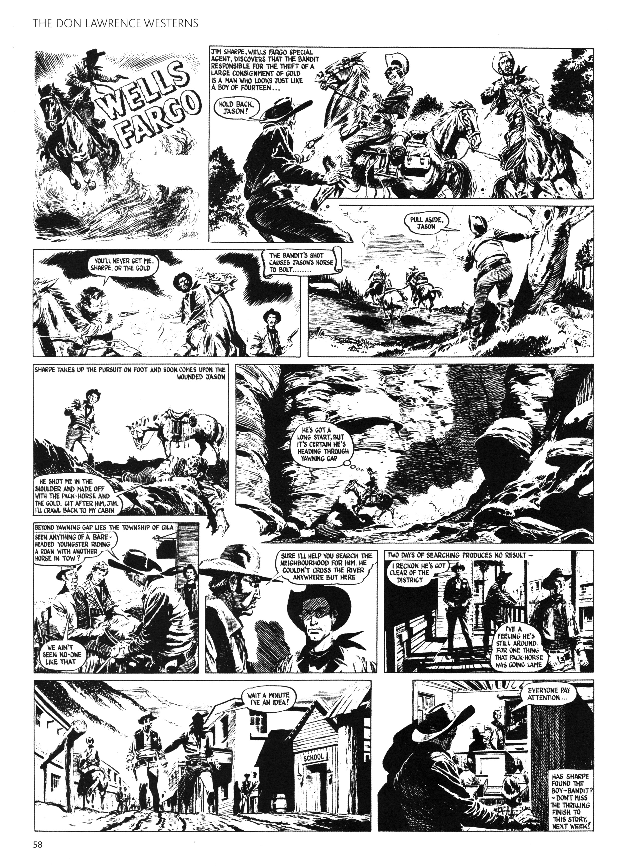 Read online Don Lawrence Westerns comic -  Issue # TPB (Part 1) - 62