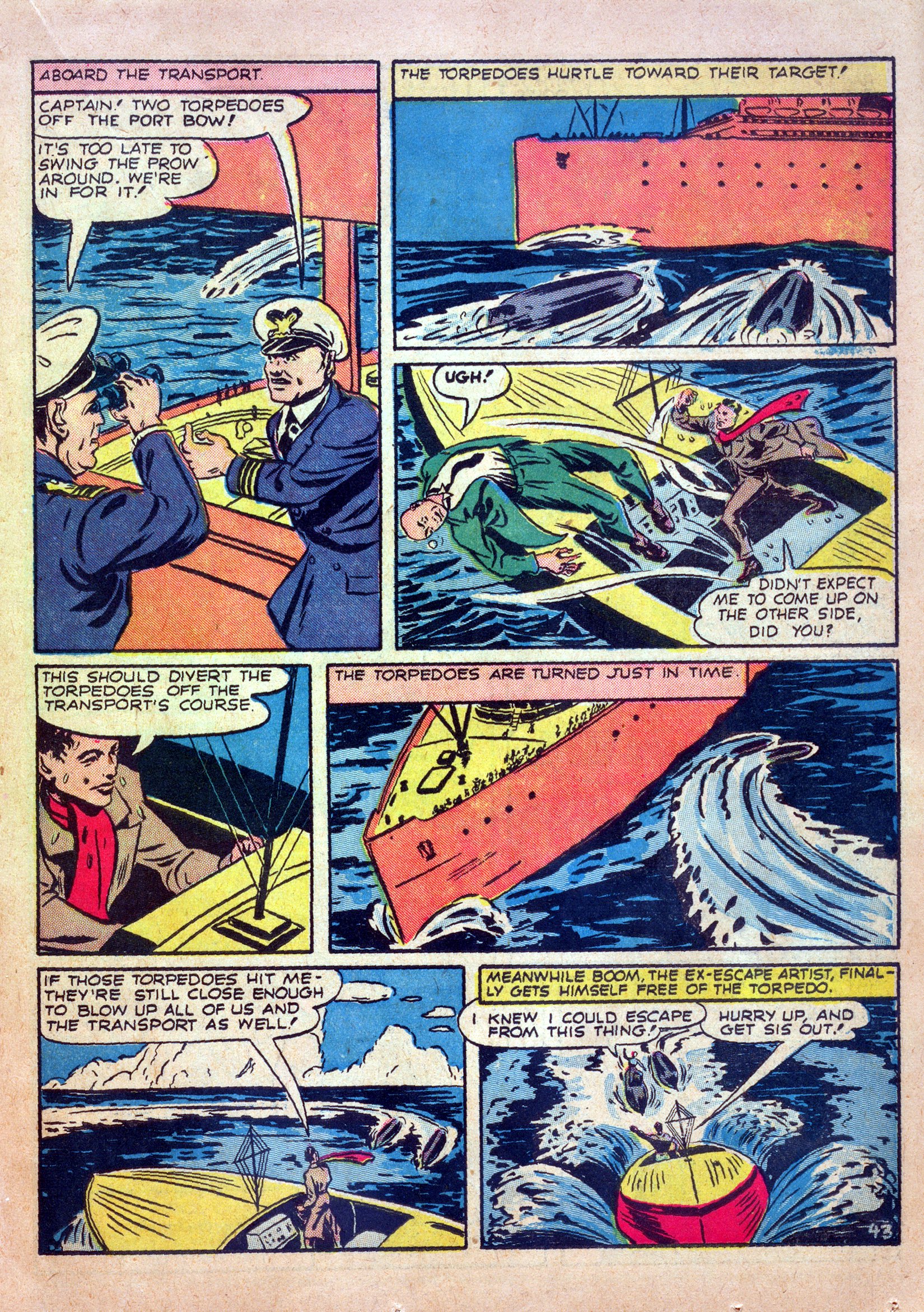 Read online Our Flag Comics comic -  Issue #1 - 45