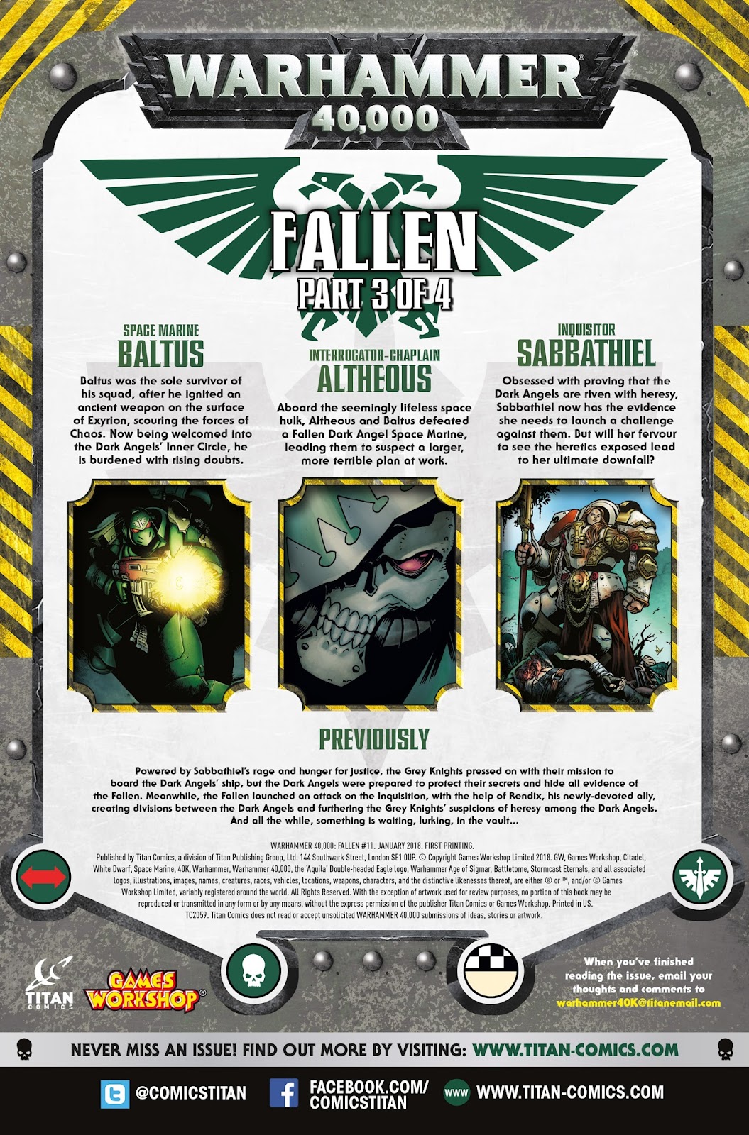Warhammer 40,000: Will of Iron issue 11 - Page 3