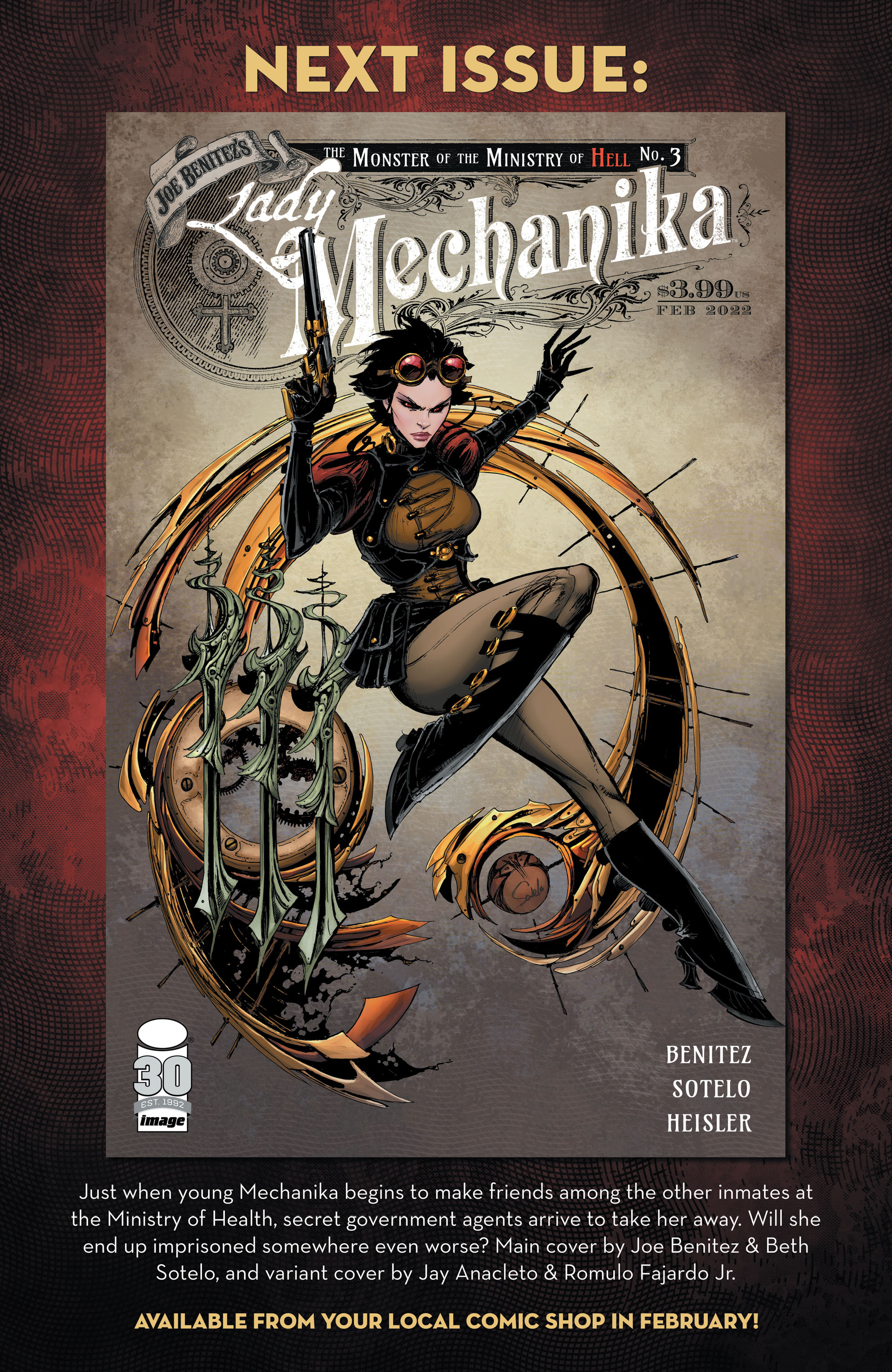 Read online Lady Mechanika: The Monster of The Ministry of Hell comic -  Issue #2 - 28