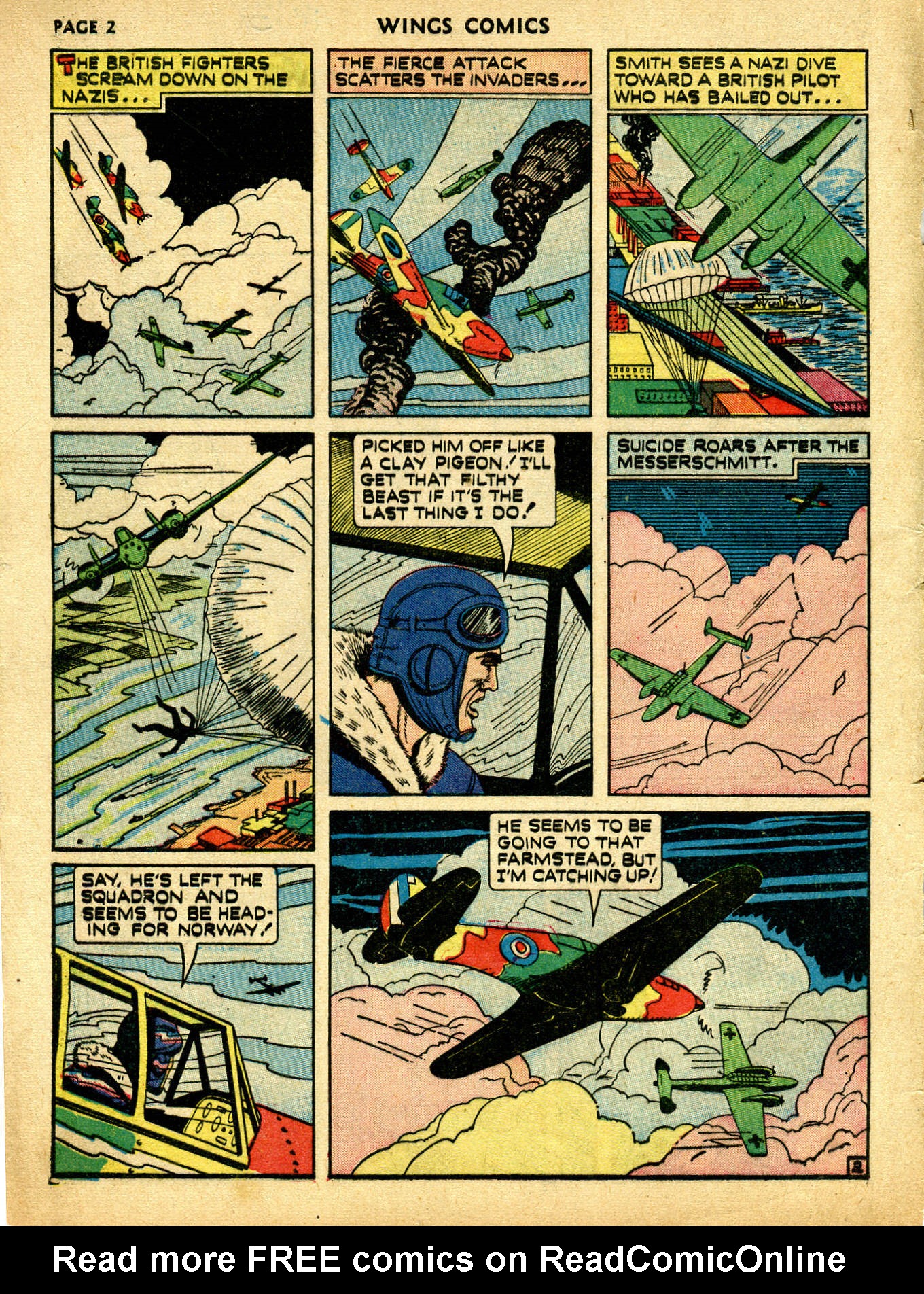 Read online Wings Comics comic -  Issue #12 - 4