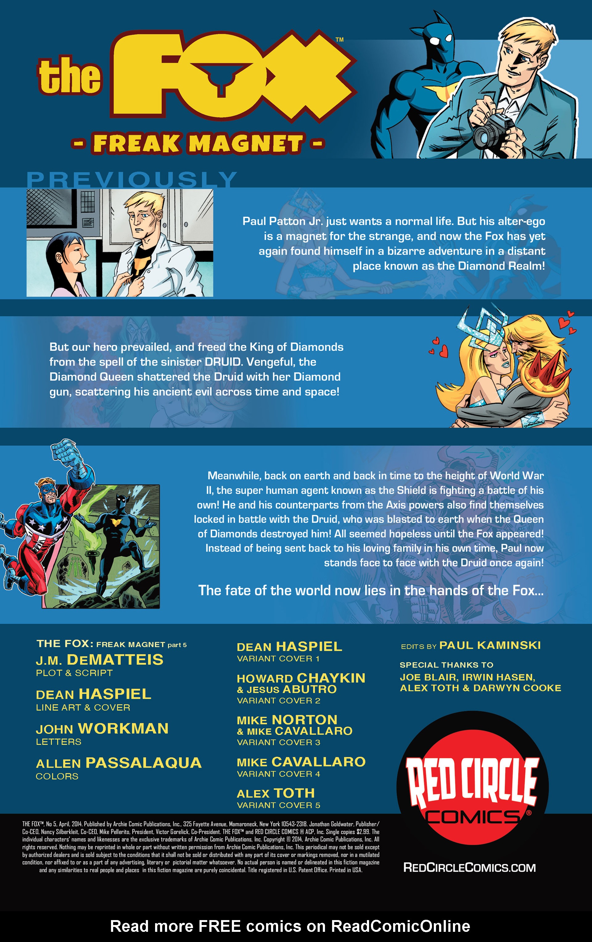 Read online The Fox comic -  Issue #5 - 2