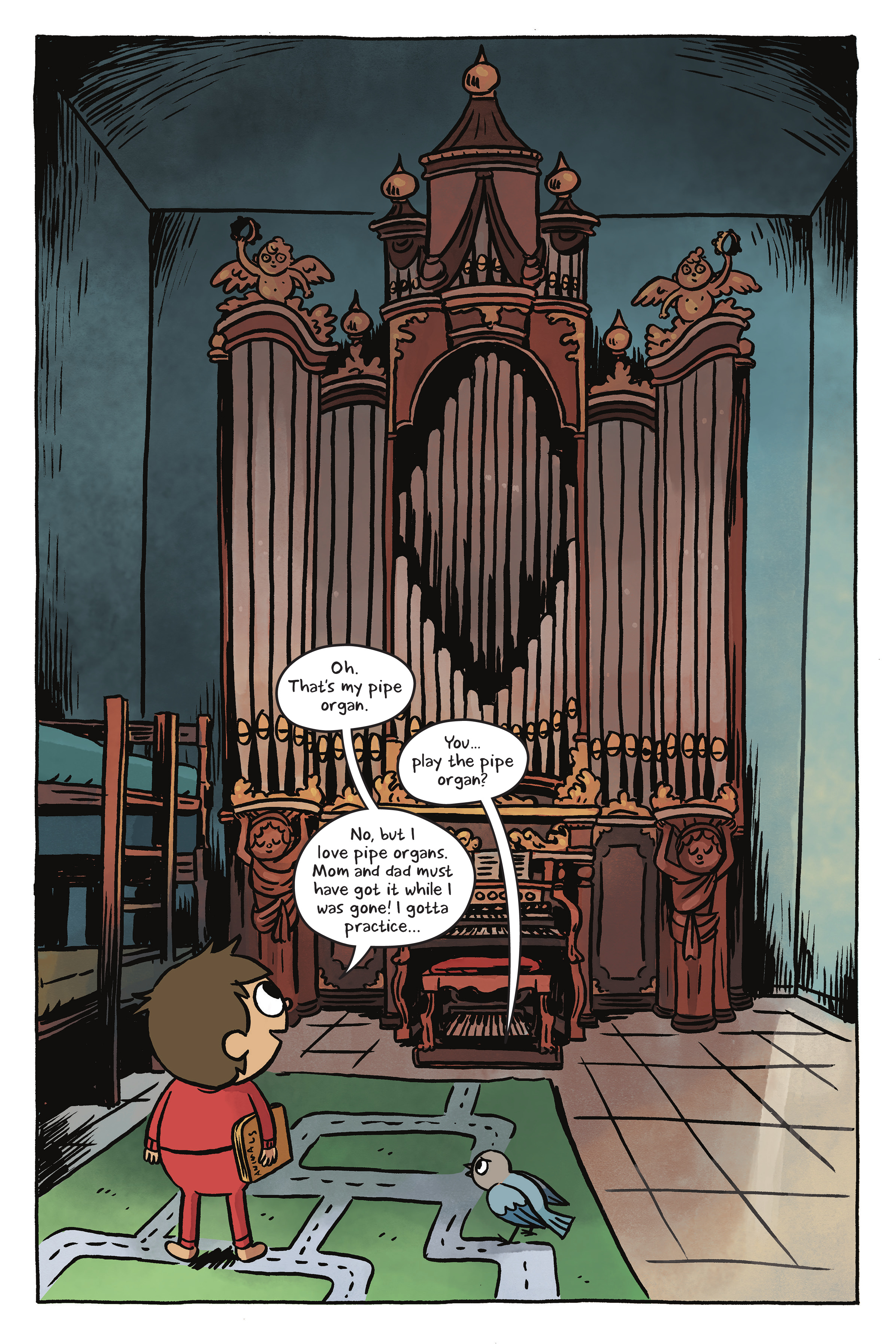 Read online Over the Garden Wall: Distillatoria comic -  Issue # TPB - 62