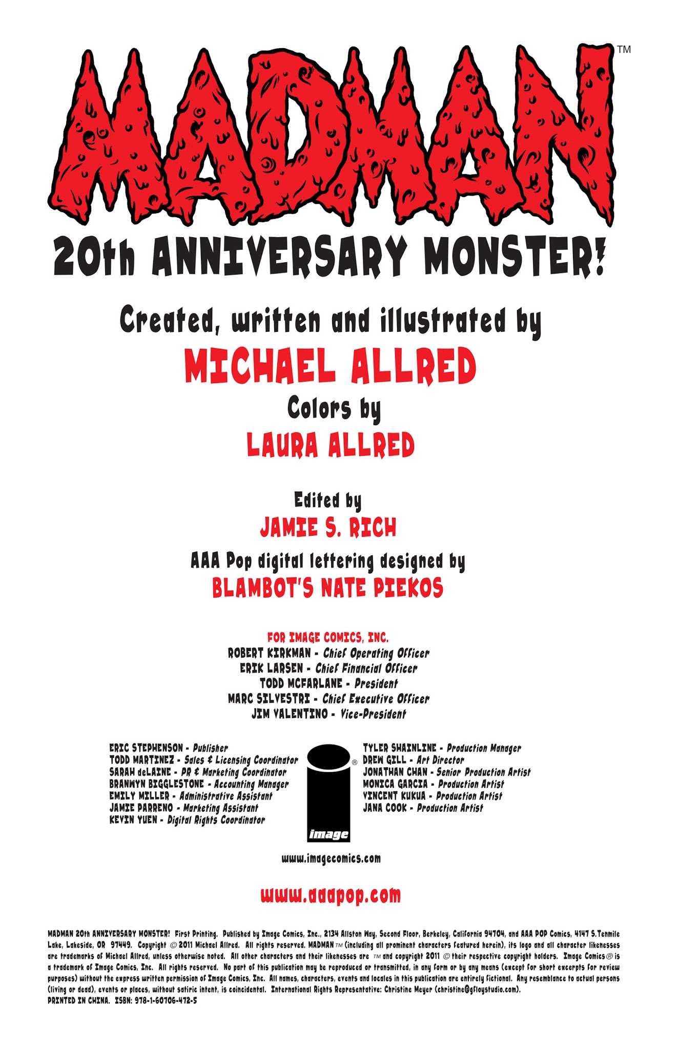 Read online Madman 20th Anniversary Monster! comic -  Issue # TPB - 3