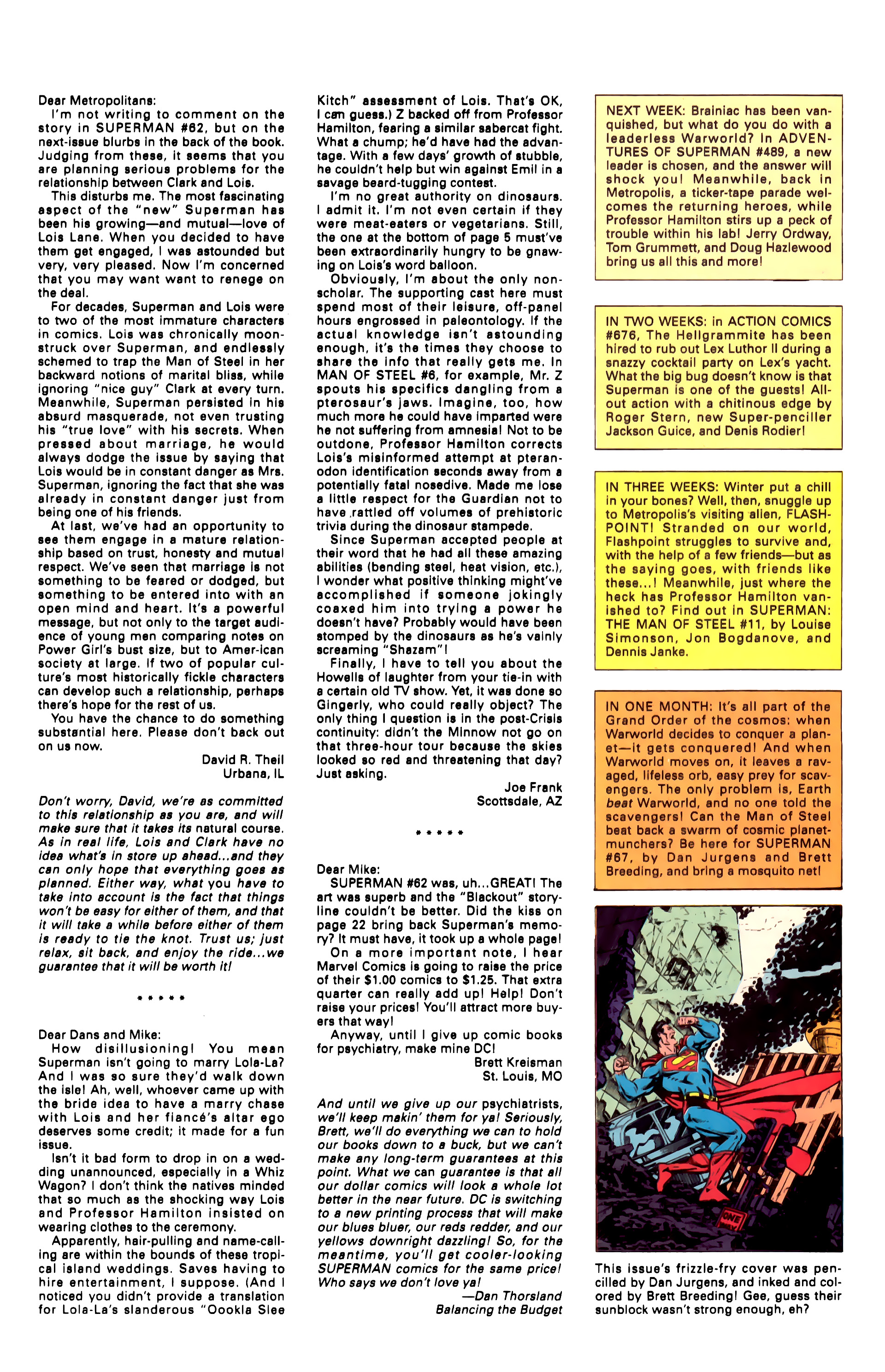Read online Superman (1987) comic -  Issue #66 - 25