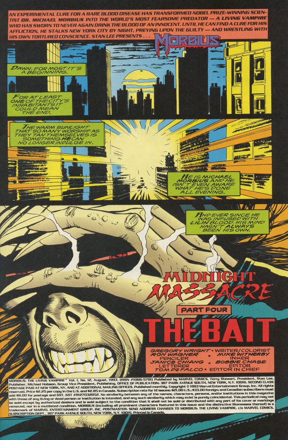 Read online Morbius: The Living Vampire (1992) comic -  Issue #12 - 4