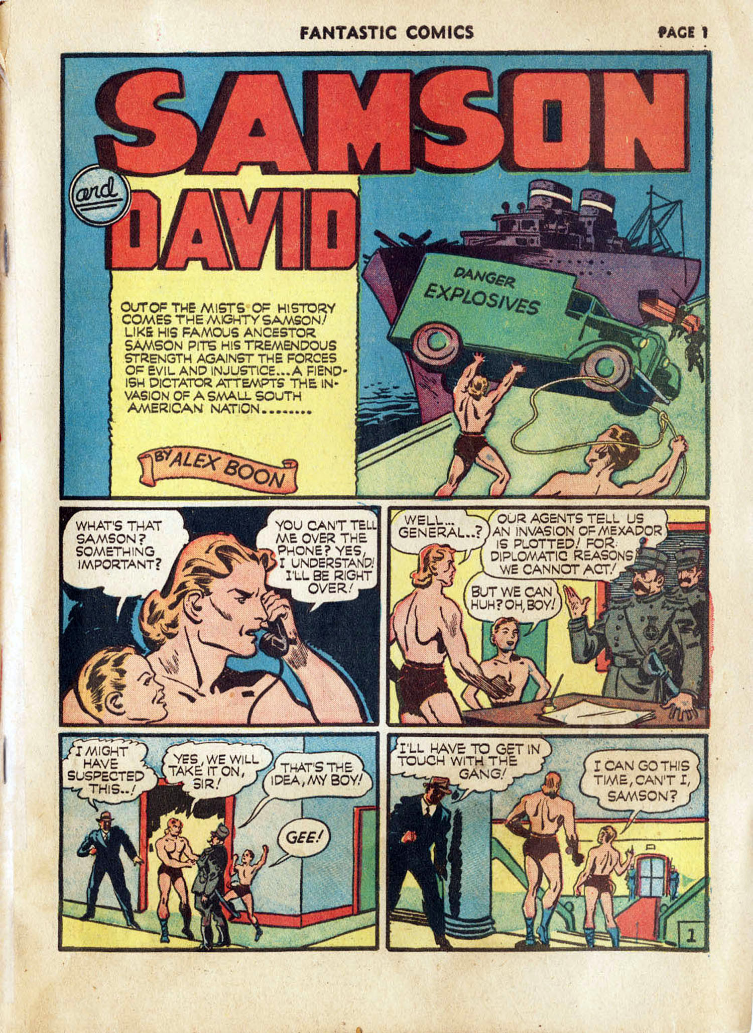 Read online Fantastic Comics comic -  Issue #17 - 3