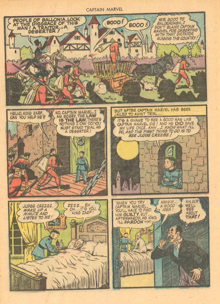 Read online Captain Marvel Adventures comic -  Issue #33 - 42
