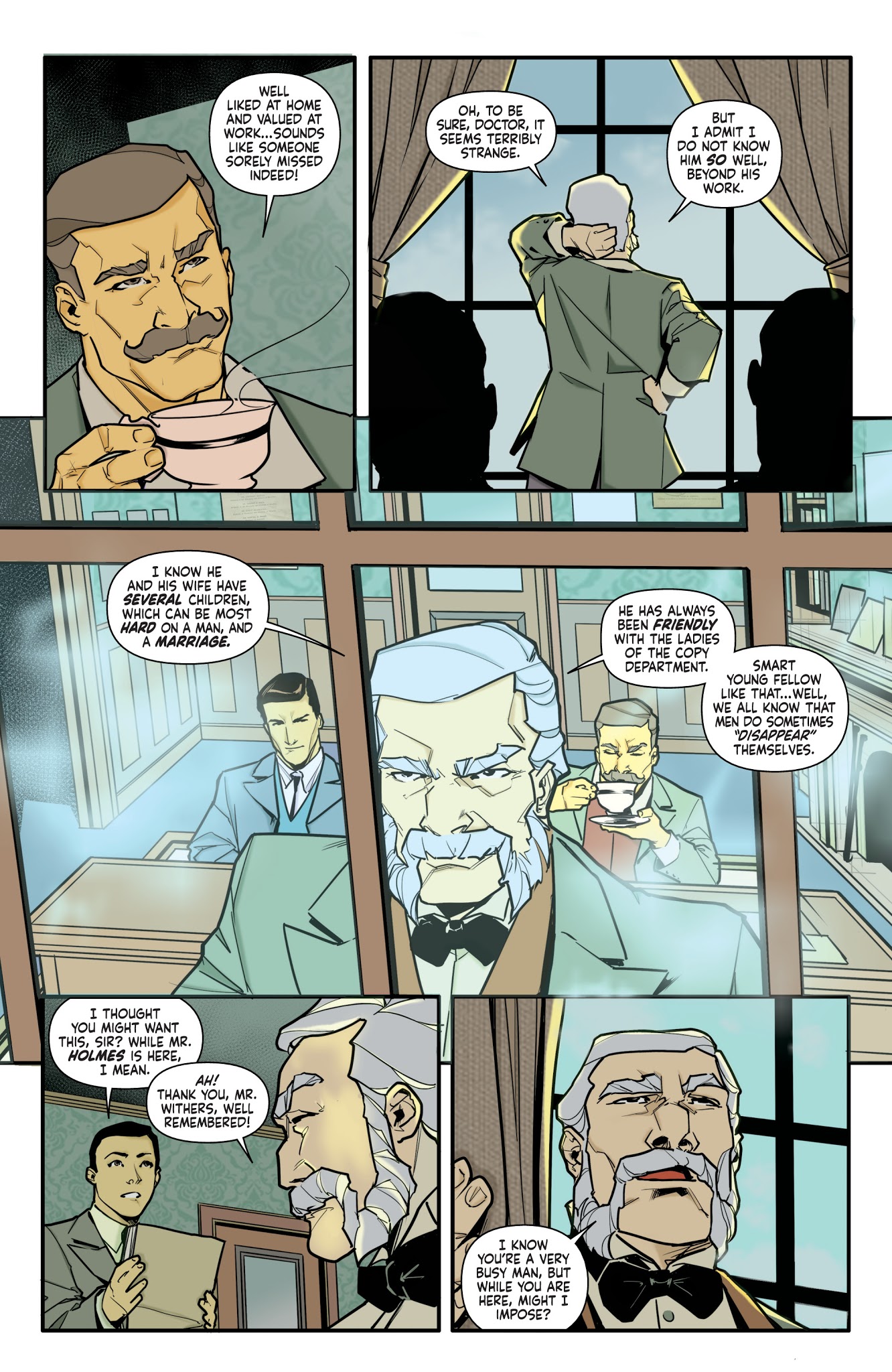 Read online Sherlock Holmes: The Vanishing Man comic -  Issue #1 - 18