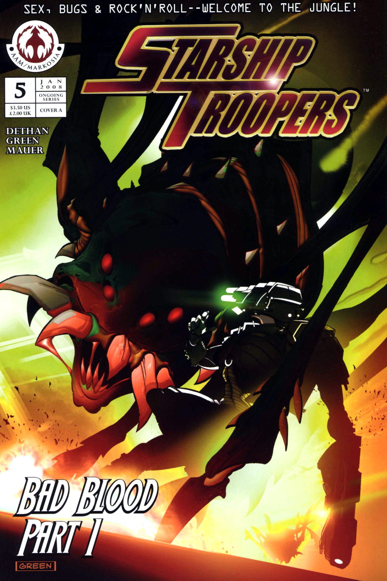Read online Starship Troopers (2007) comic -  Issue #5 - 1