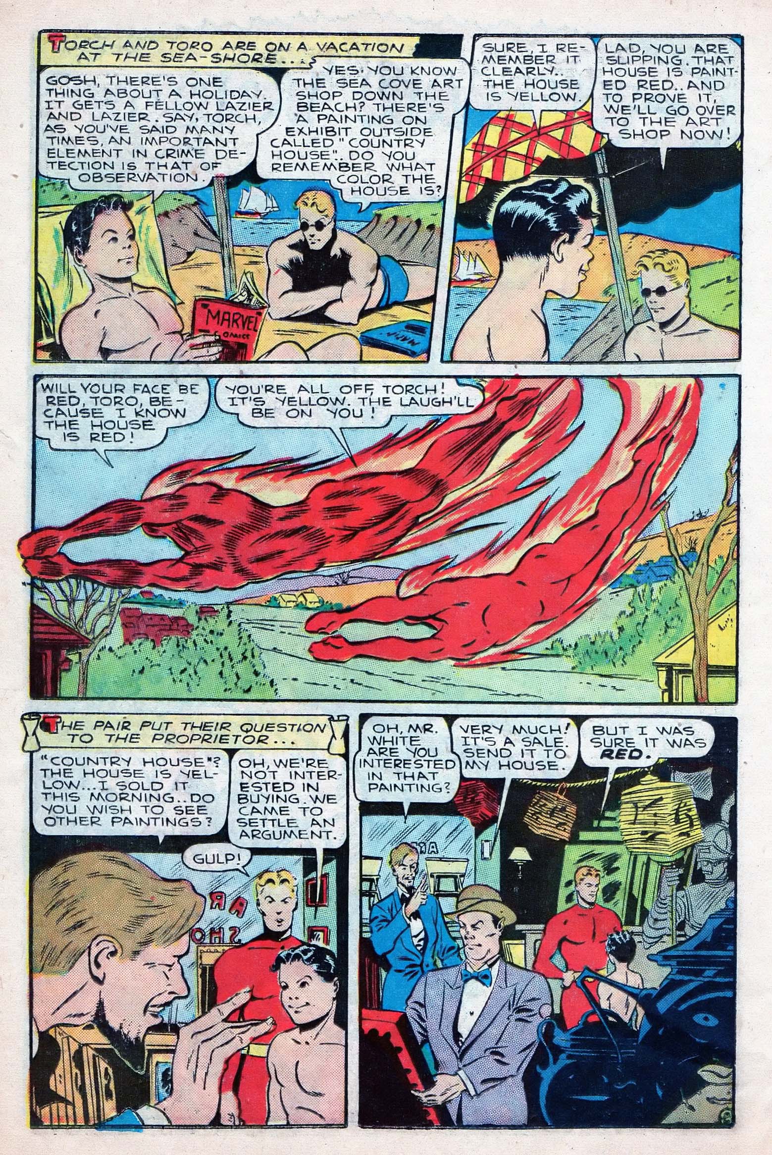 Read online The Human Torch (1940) comic -  Issue #21 - 14
