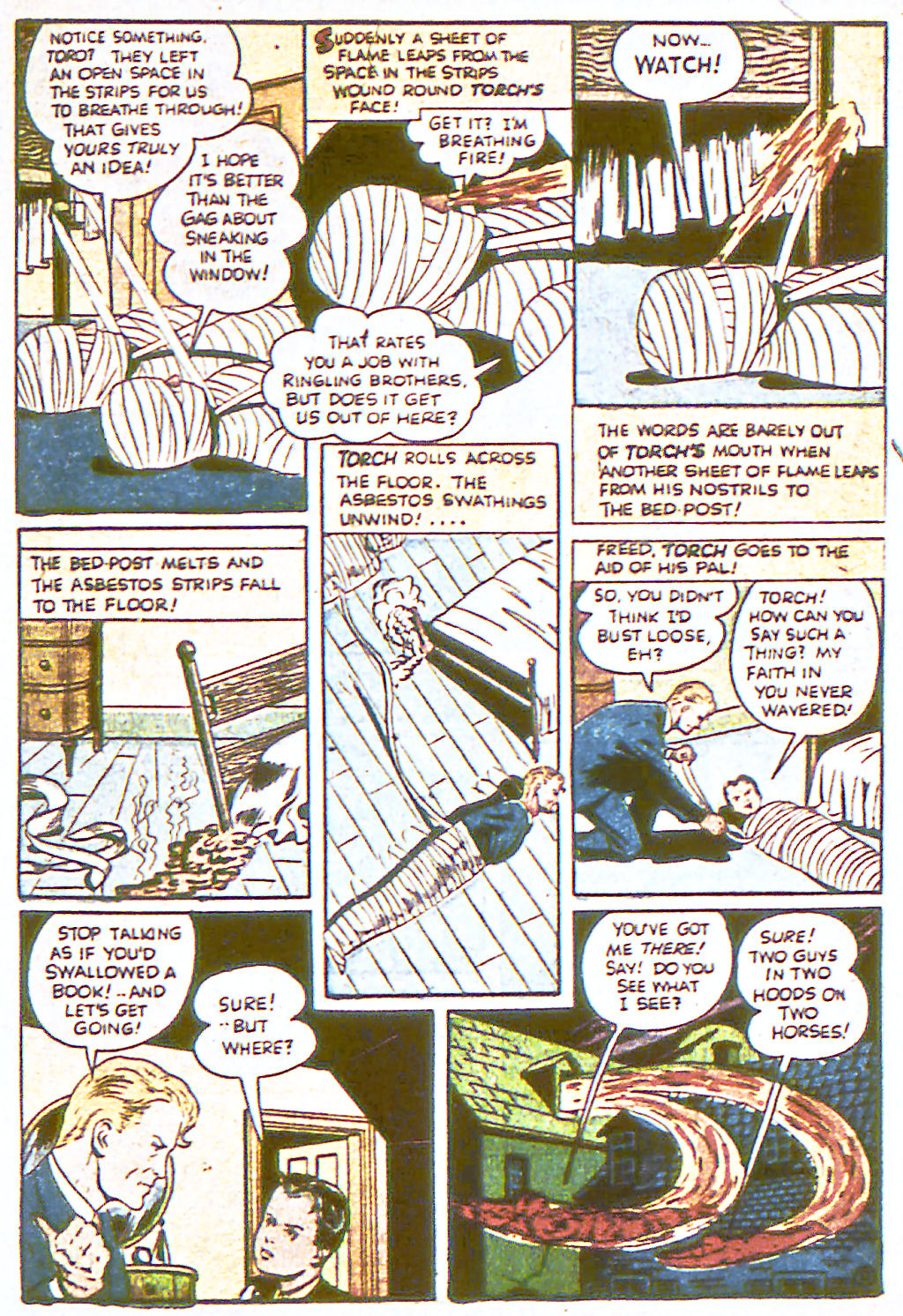Read online The Human Torch (1940) comic -  Issue #9 - 17