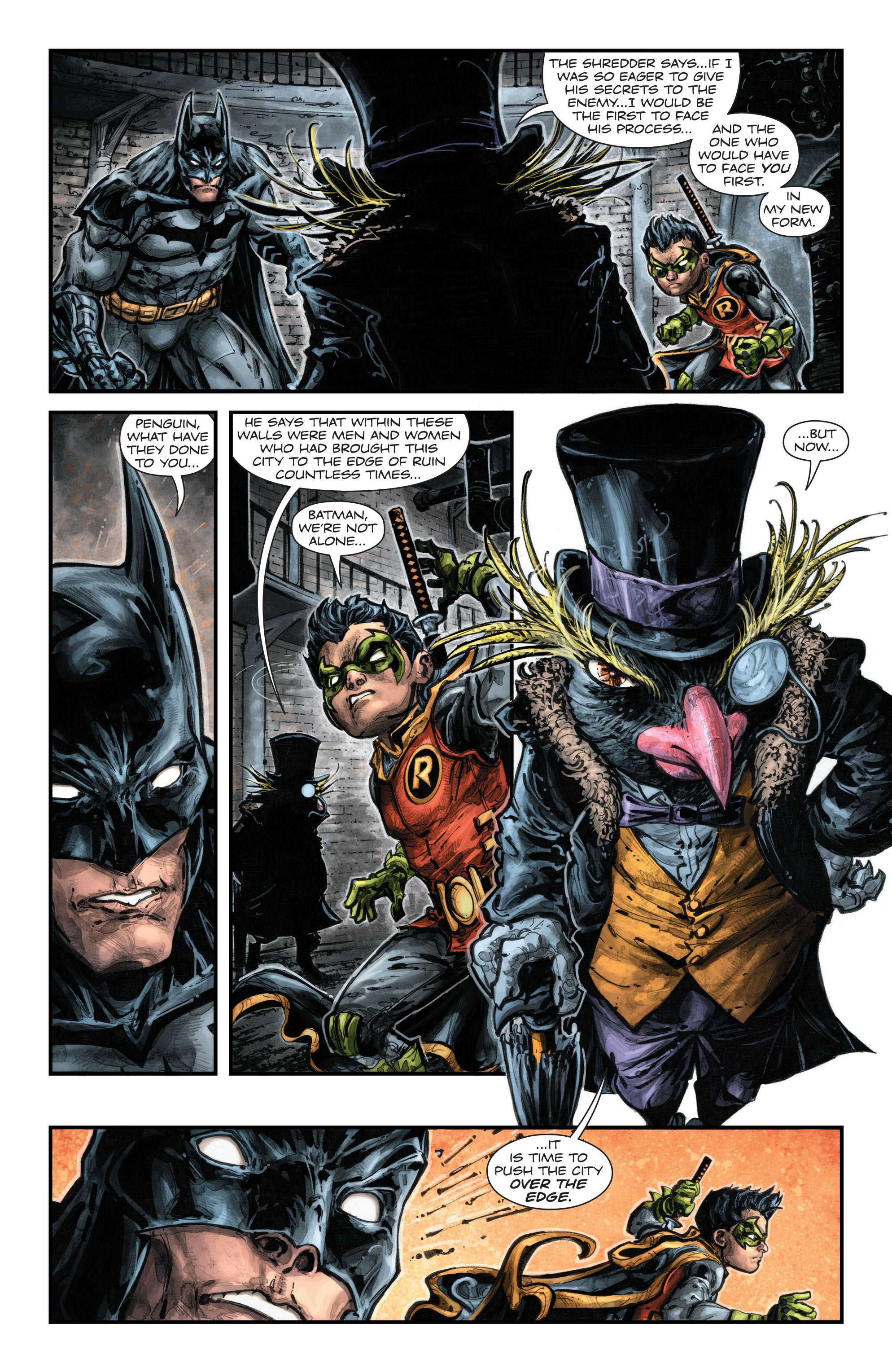 Read online Batman/Teenage Mutant Ninja Turtles comic -  Issue #5 - 21