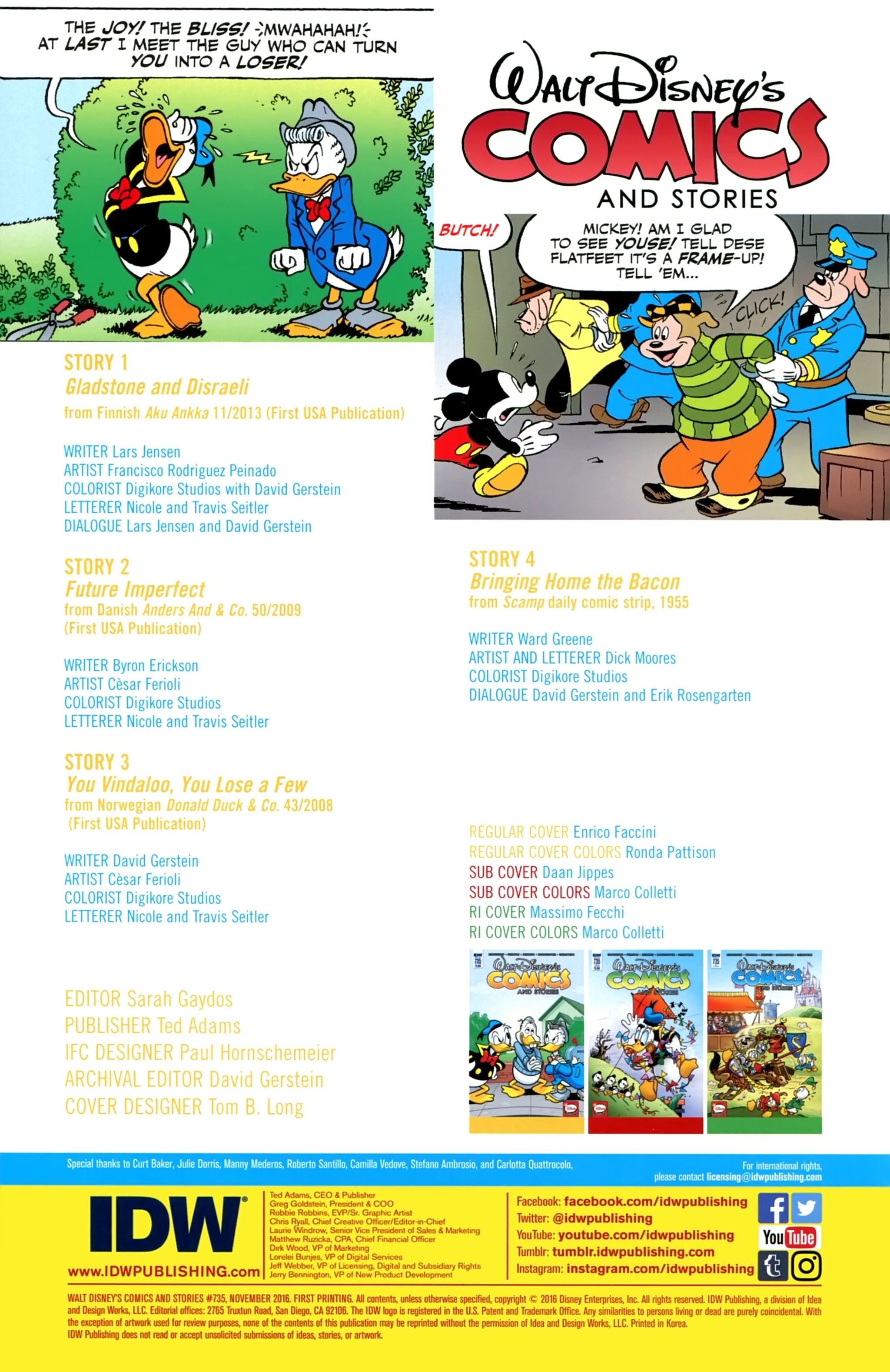 Read online Walt Disney's Comics and Stories comic -  Issue #735 - 2