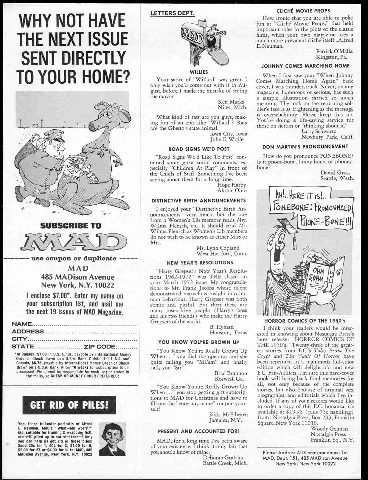 Read online MAD comic -  Issue #151 - 4