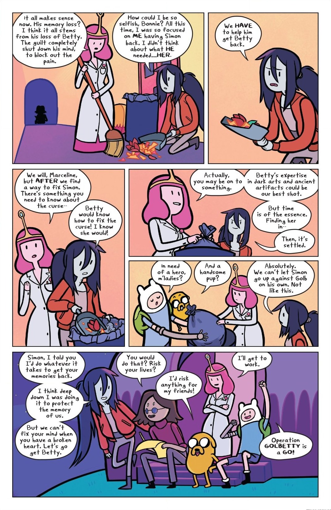 Read online Adventure Time: Marcy & Simon comic -  Issue #4 - 13