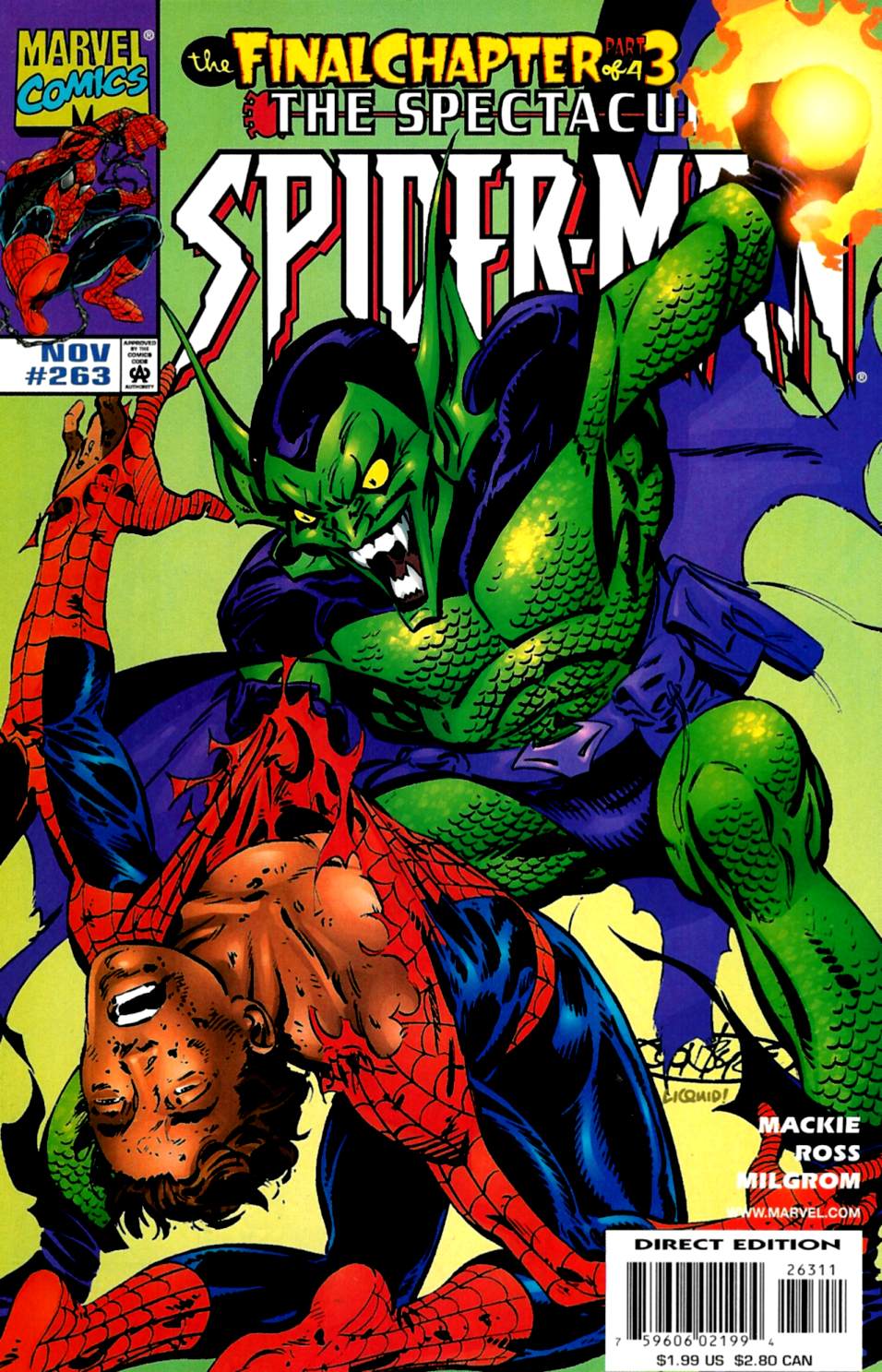 Read online The Spectacular Spider-Man (1976) comic -  Issue #263 - 1