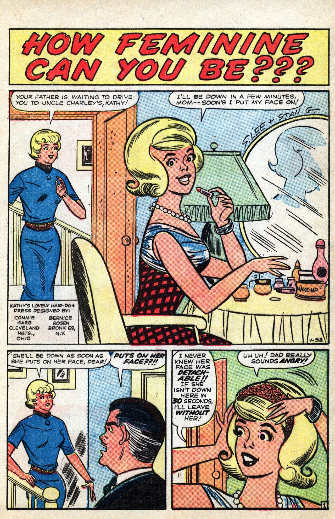 Read online Kathy (1959) comic -  Issue #19 - 21
