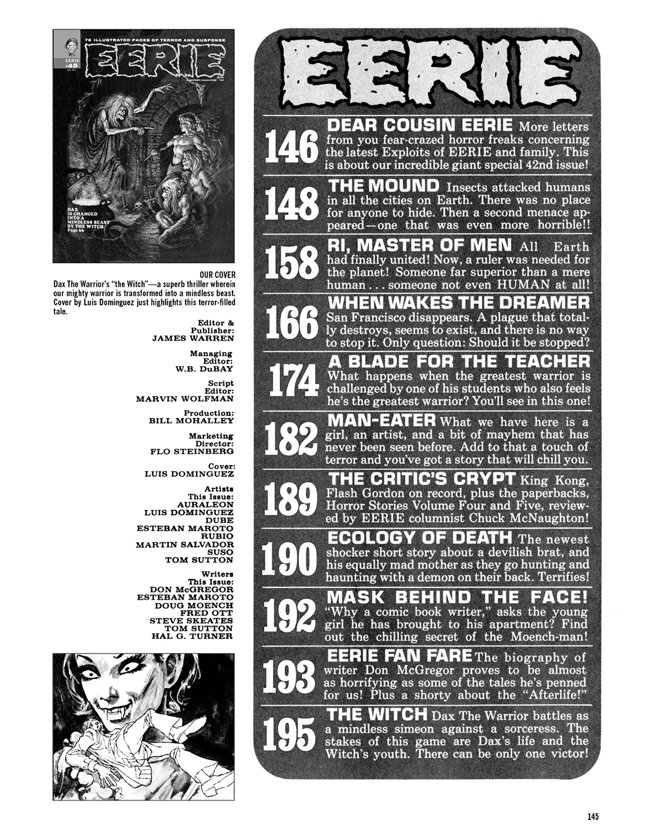 Read online Eerie Archives comic -  Issue # TPB 9 - 146