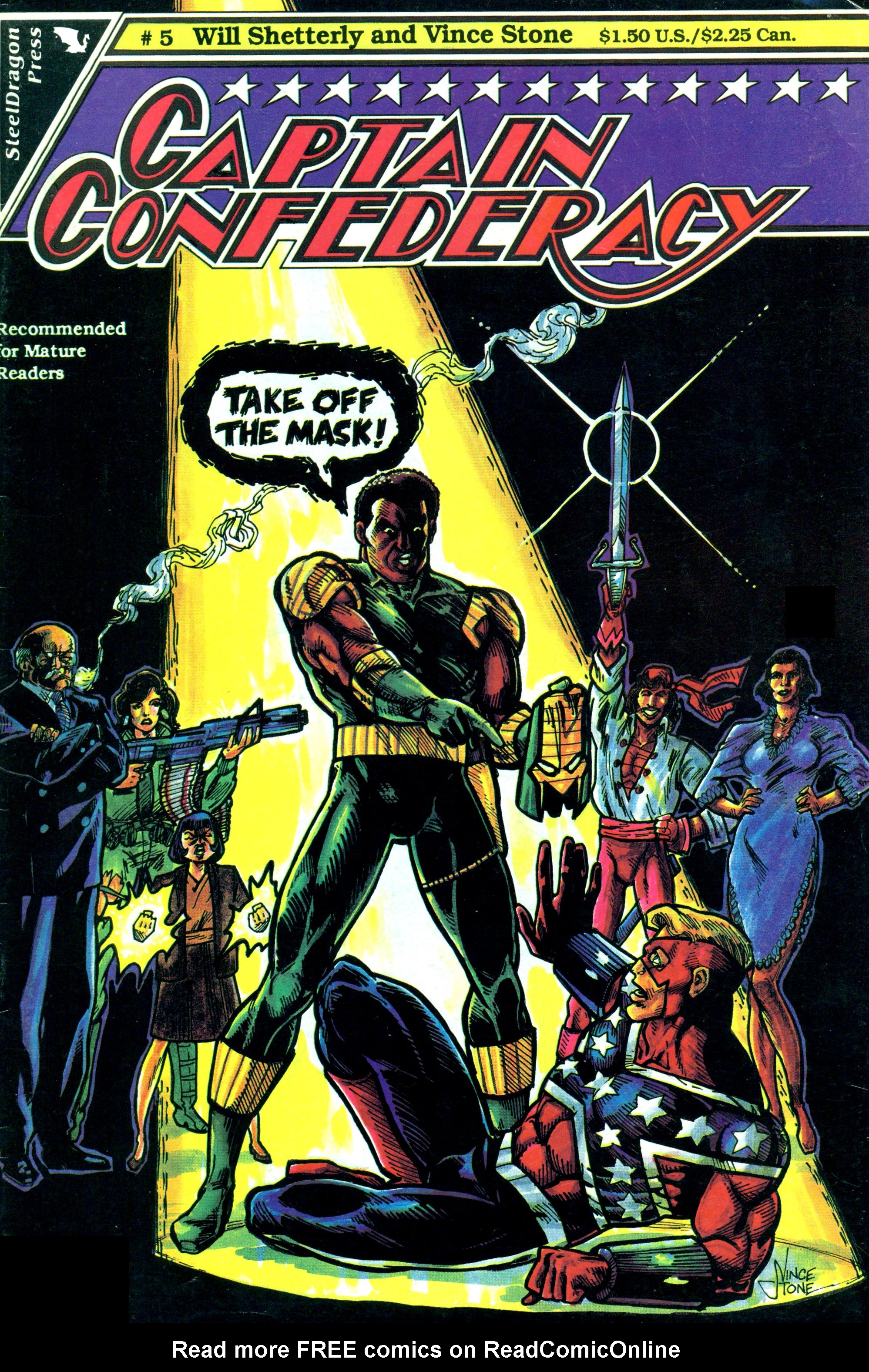 Read online Captain Confederacy (1986) comic -  Issue #5 - 1