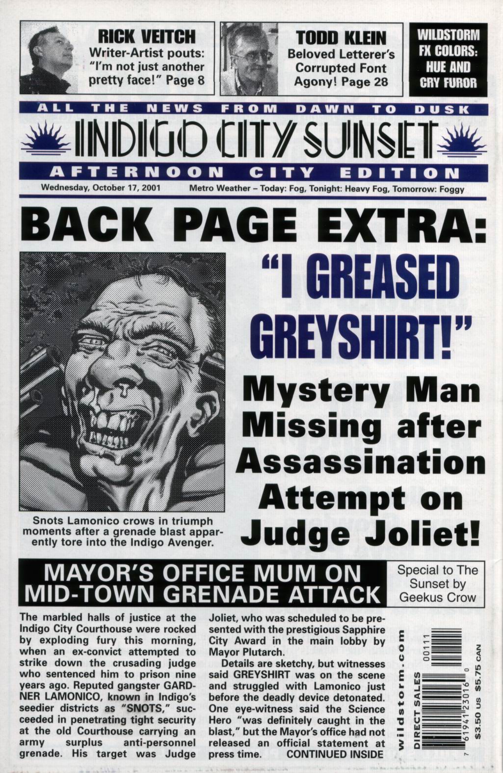 Read online Greyshirt: Indigo Sunset comic -  Issue #1 - 35