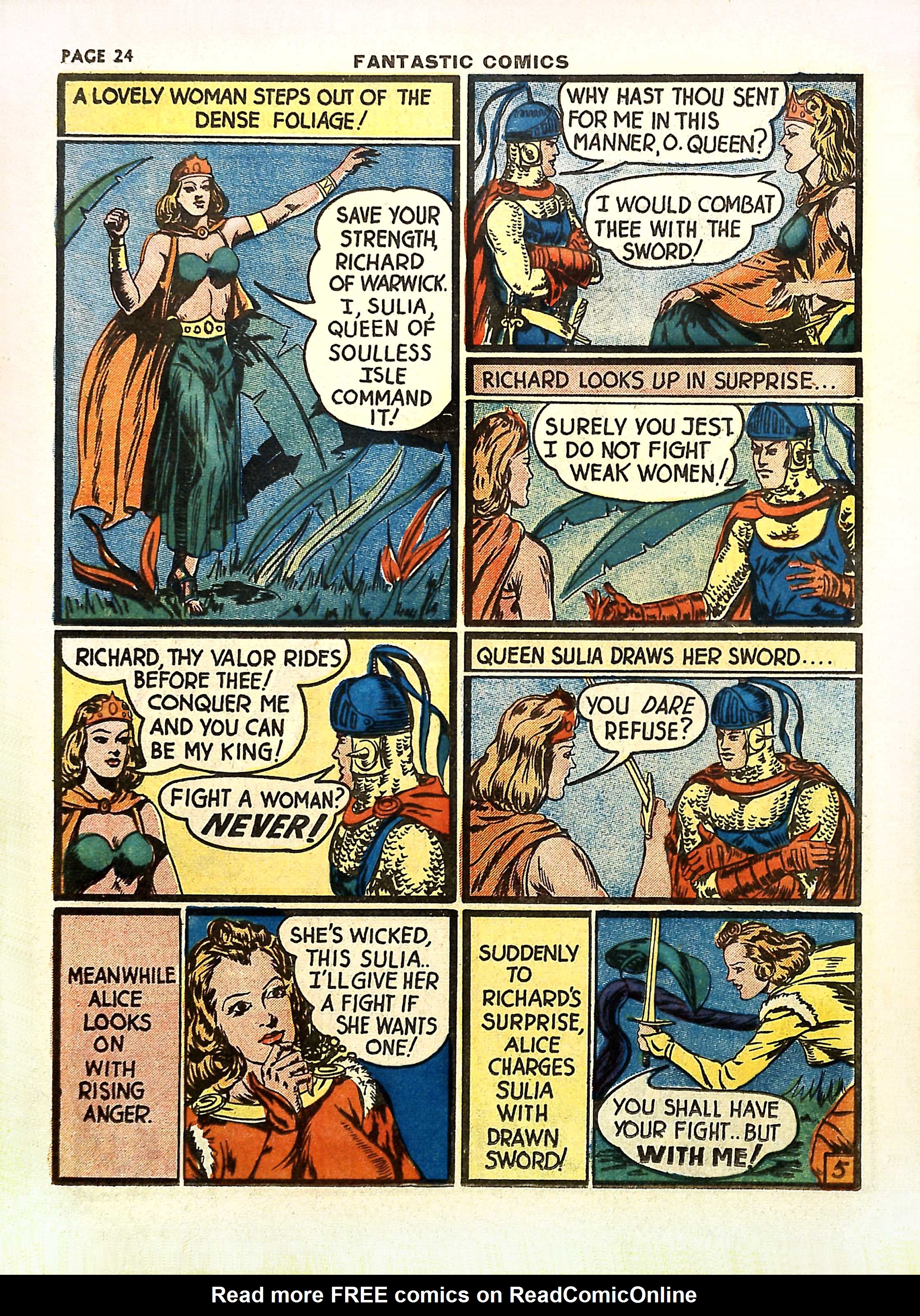 Read online Fantastic Comics comic -  Issue #11 - 27