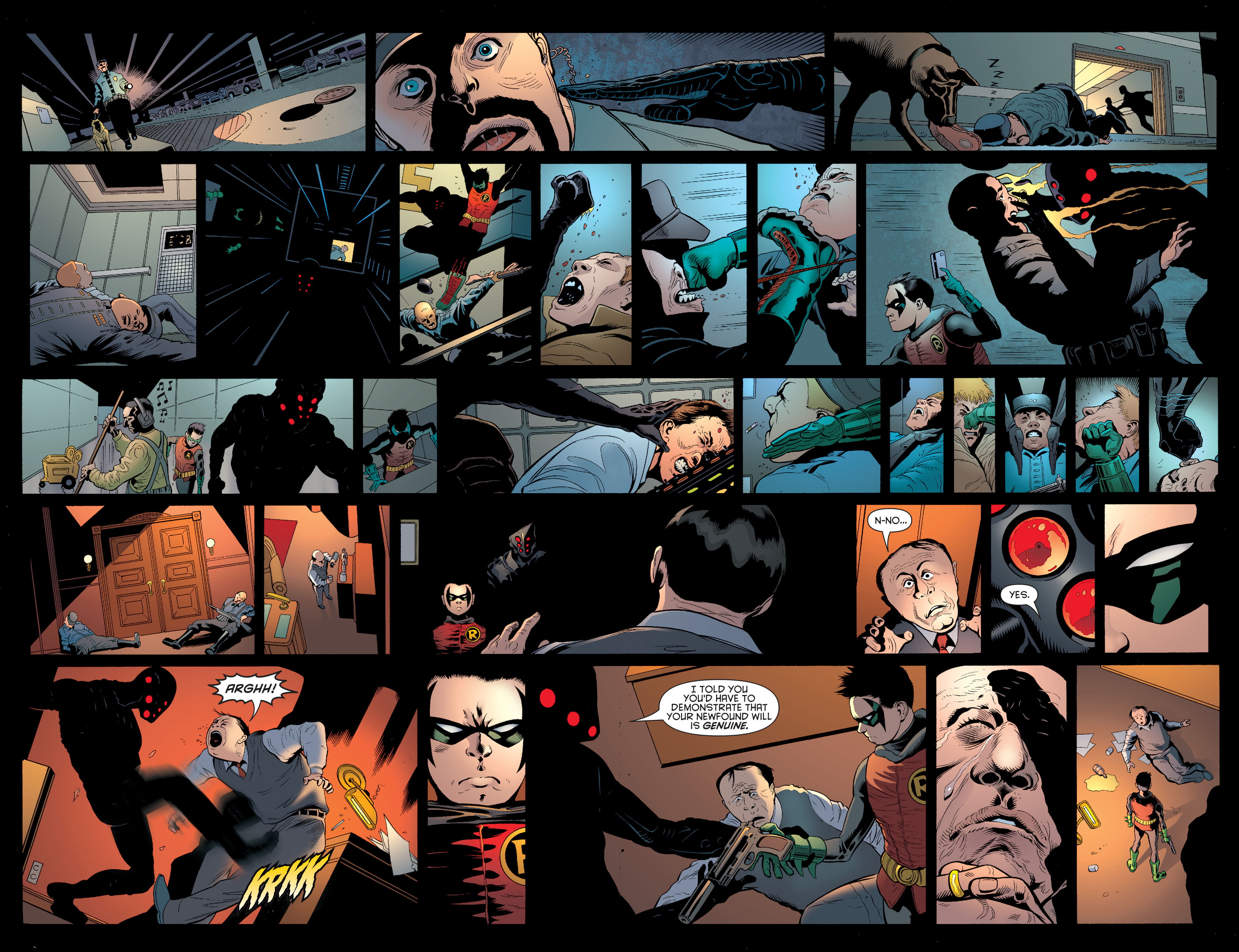 Read online Batman and Robin (2011) comic -  Issue # _Bad Blood (DC Essential Edition) (Part 2) - 7