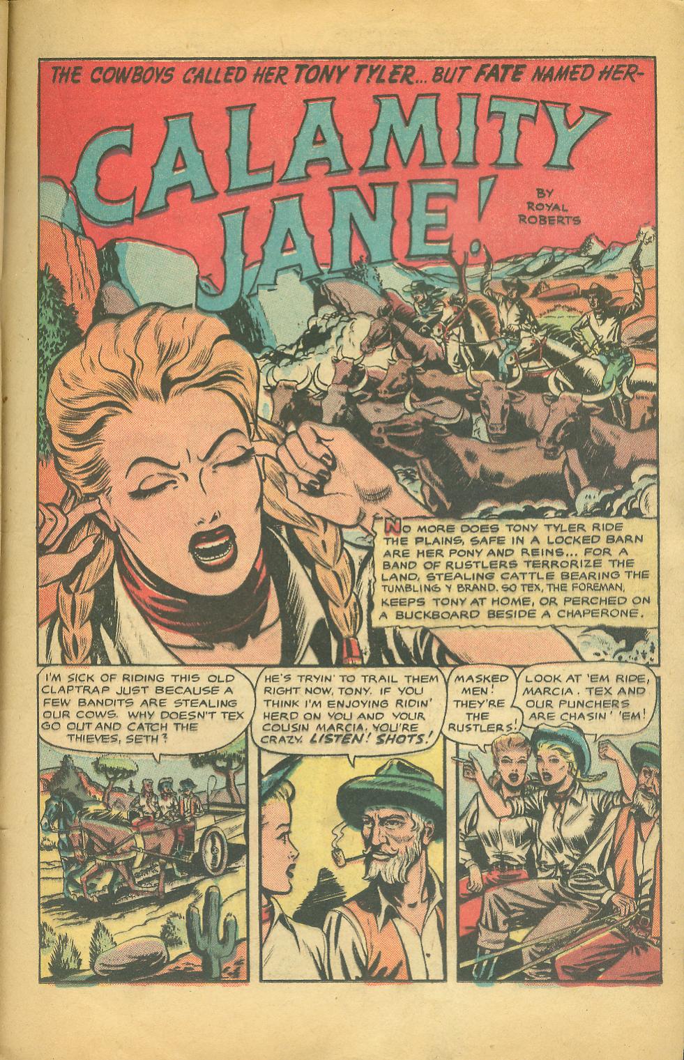 Read online Cowgirl Romances (1950) comic -  Issue #2 - 32
