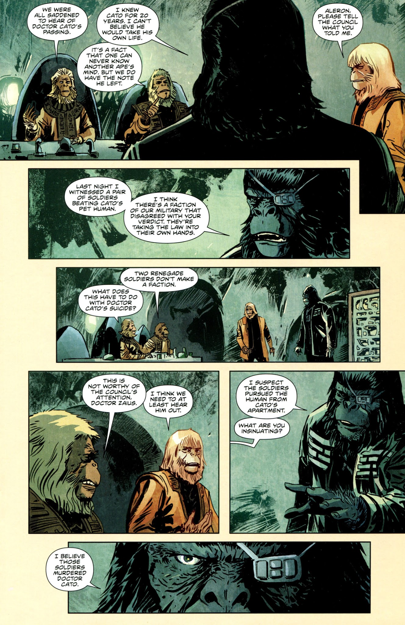 Read online Betrayal of the Planet of the Apes comic -  Issue #1 - 19