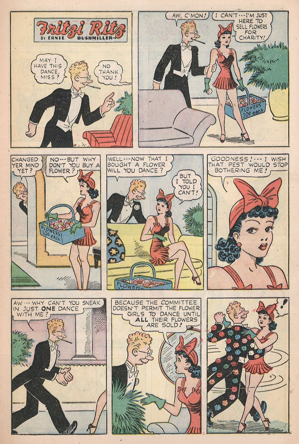 Read online Fritzi Ritz (1948) comic -  Issue #5 - 9
