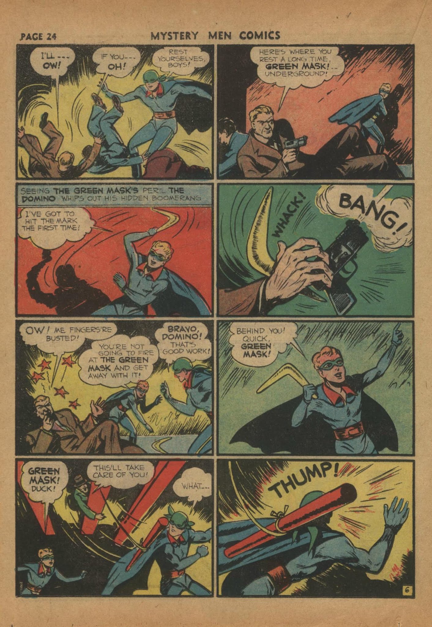 Read online Mystery Men Comics comic -  Issue #16 - 26