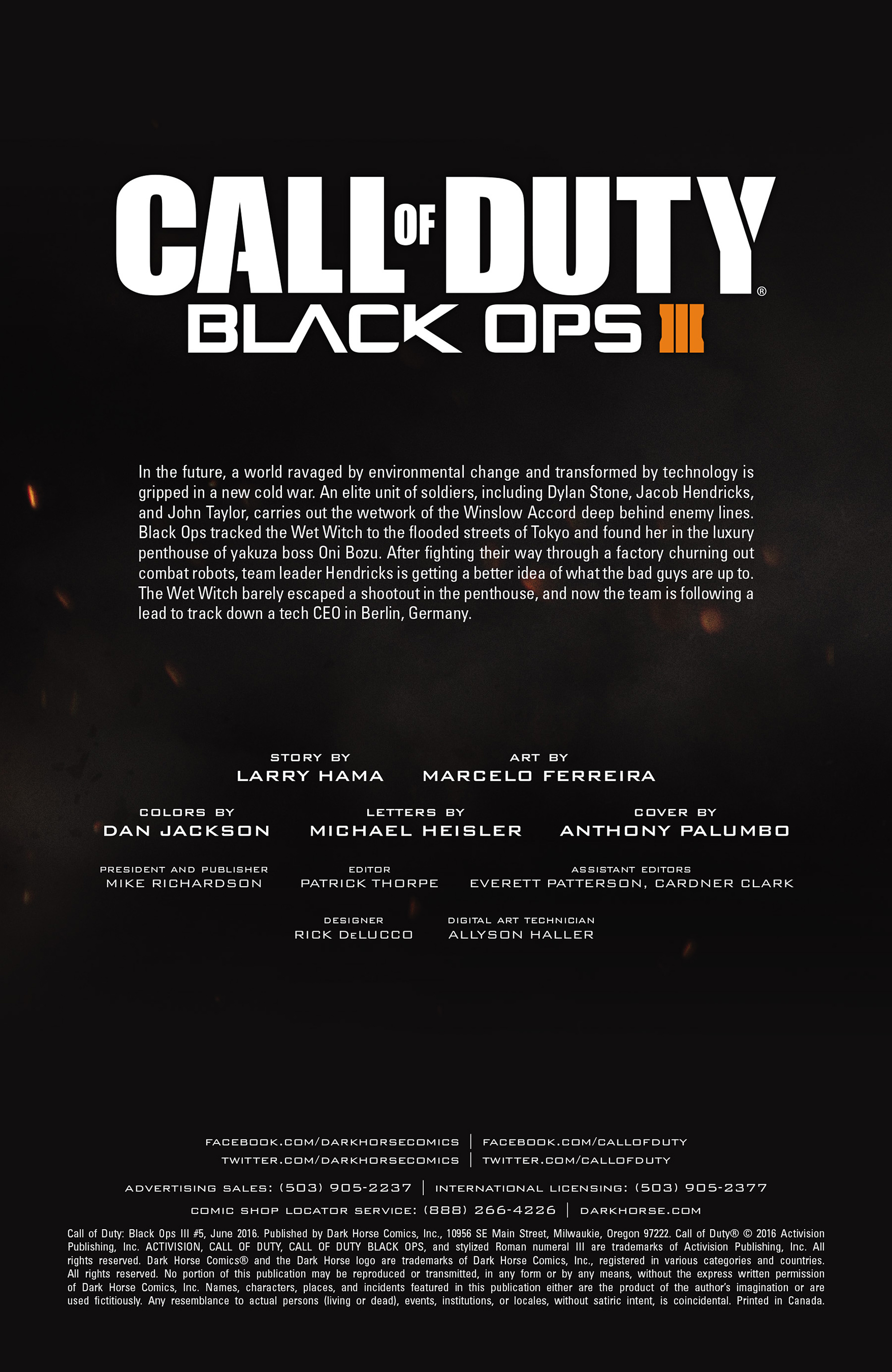 Read online Call of Duty: Black Ops III comic -  Issue #5 - 2