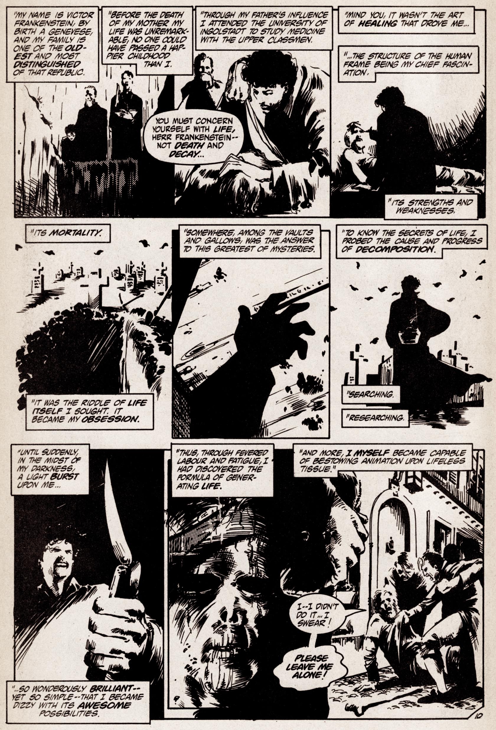 Read online Frankenstein (1989) comic -  Issue #1 - 3