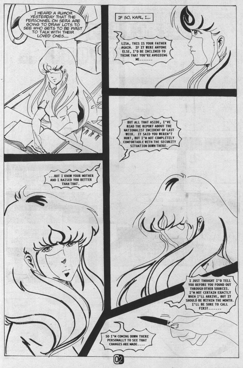 Read online Robotech Academy Blues comic -  Issue #4 - 4