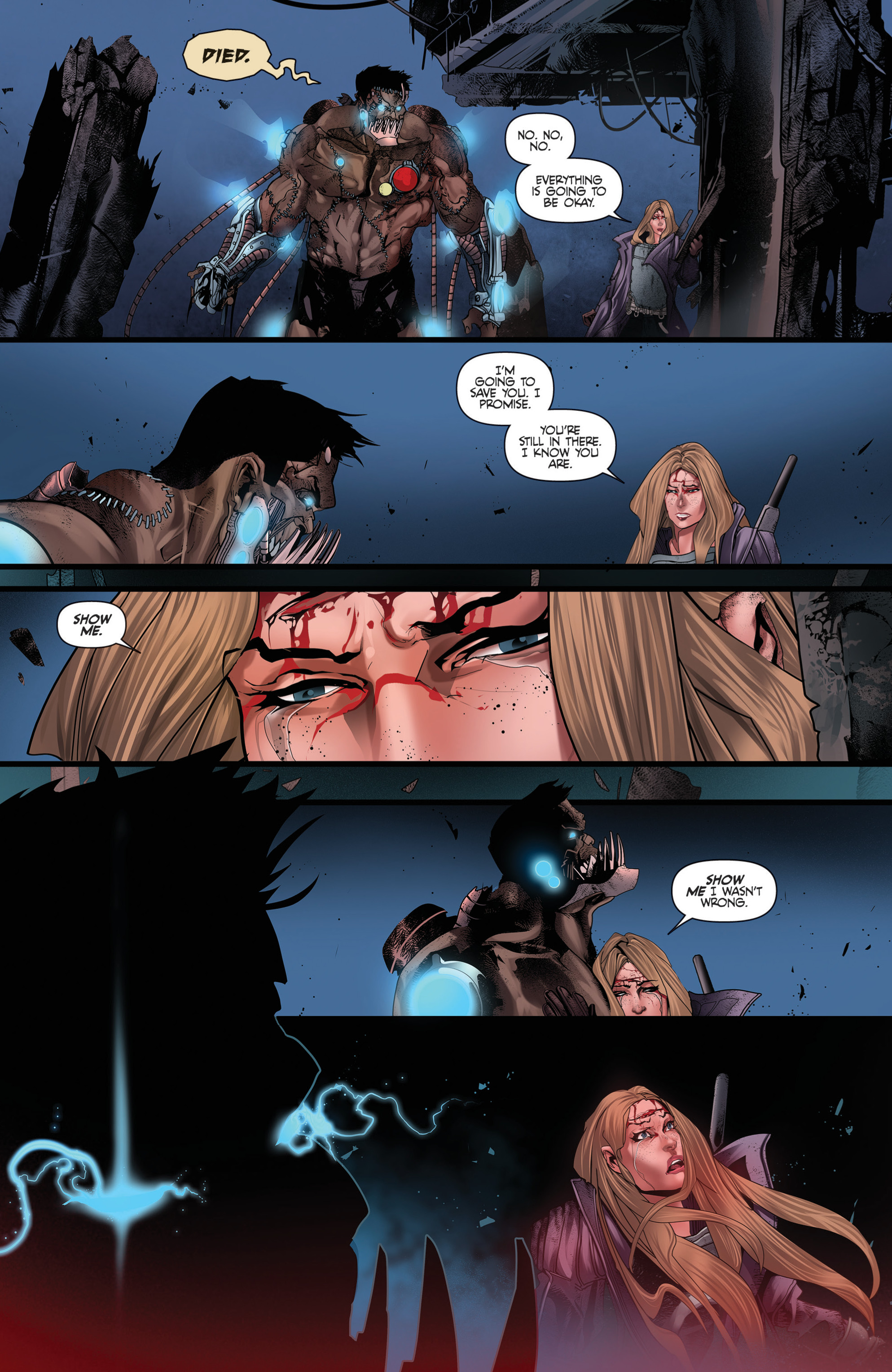Read online Van Helsing vs Frankenstein comic -  Issue #4 - 23