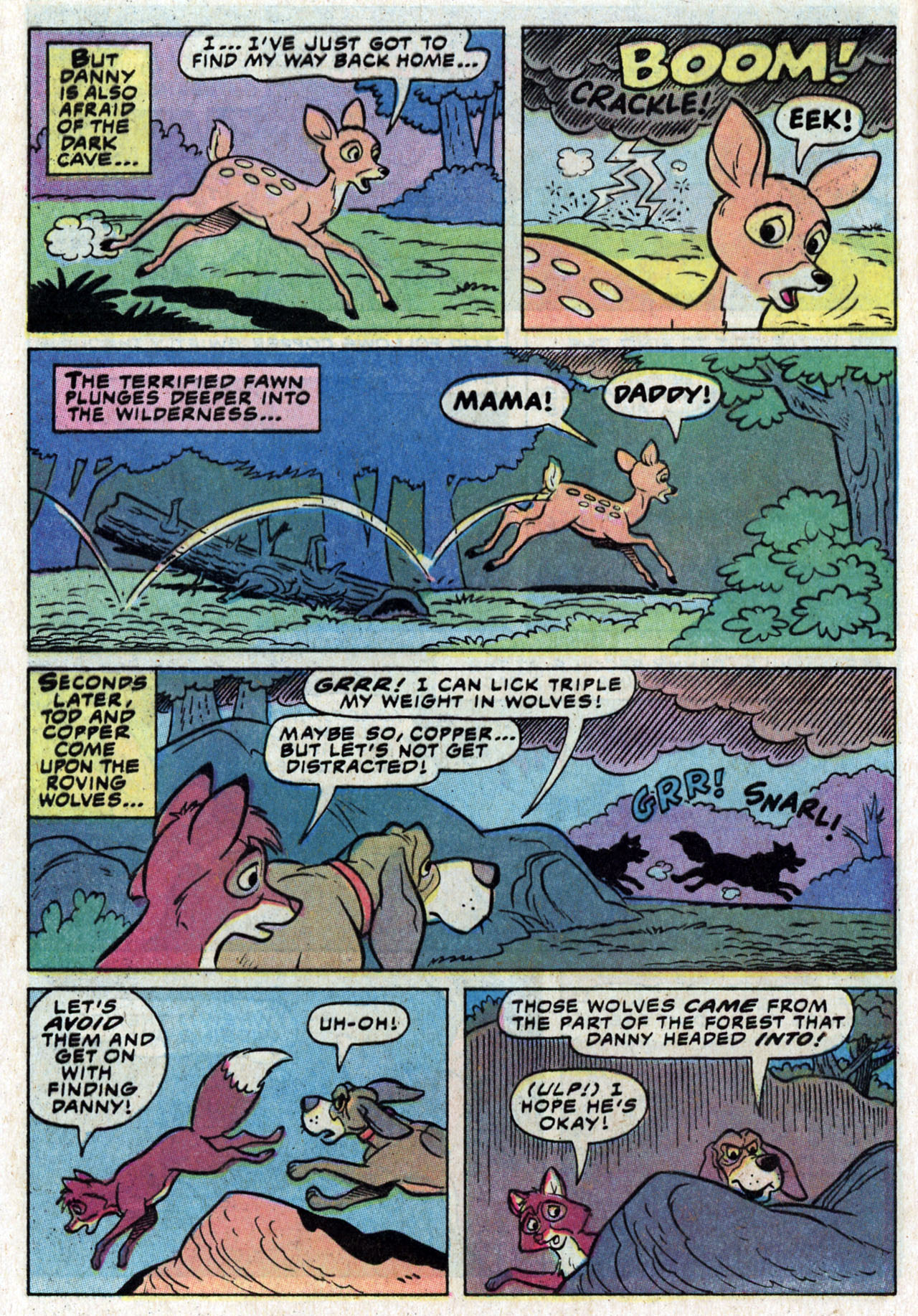 Read online Walt Disney Productions' The Fox and the Hound comic -  Issue #3 - 8