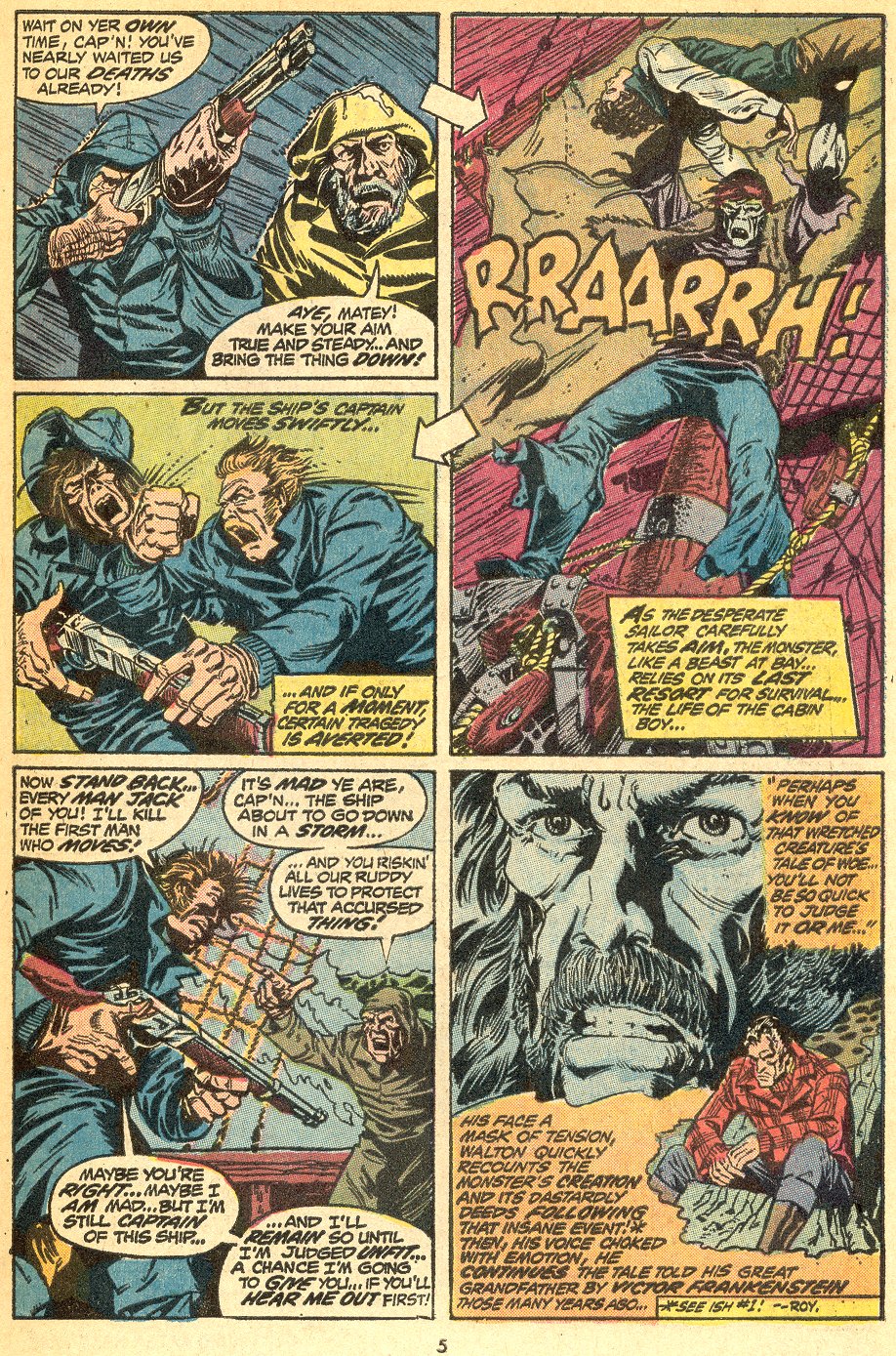 Read online Frankenstein (1973) comic -  Issue #2 - 5