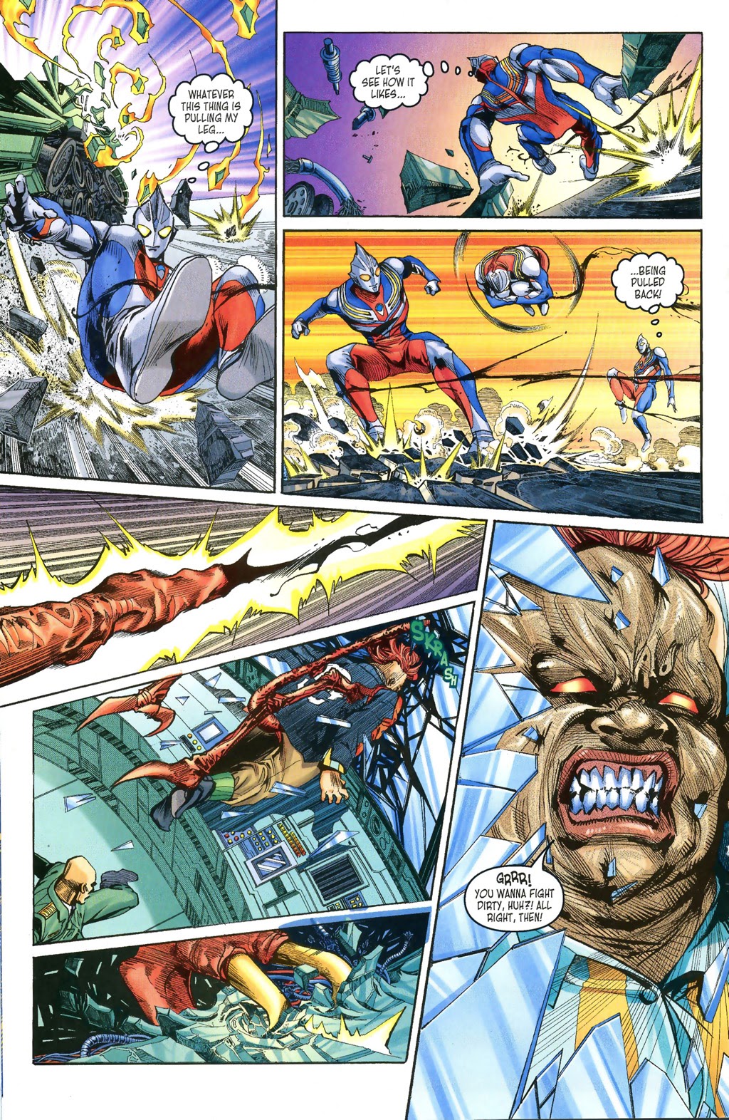Read online Ultraman Tiga comic -  Issue #8 - 16