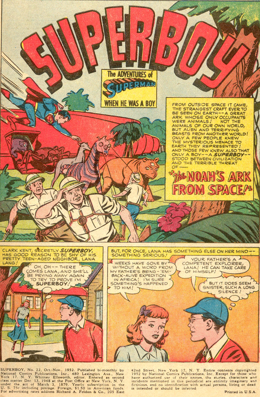 Read online Superboy (1949) comic -  Issue #22 - 2