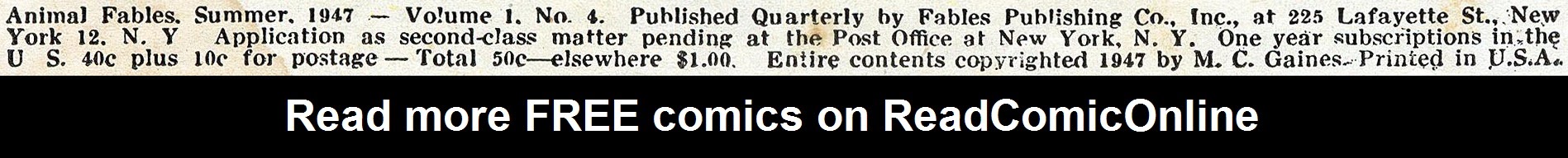 Read online Animal Fables comic -  Issue #4 - 3
