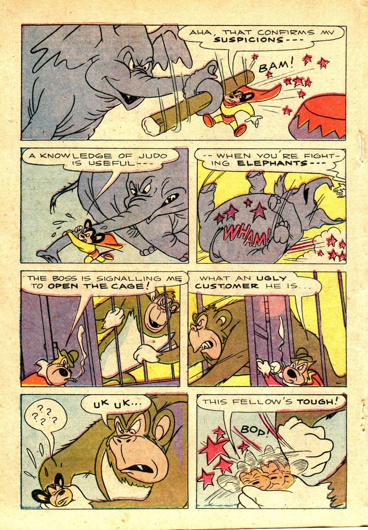 Read online Paul Terry's Mighty Mouse Comics comic -  Issue #44 - 48