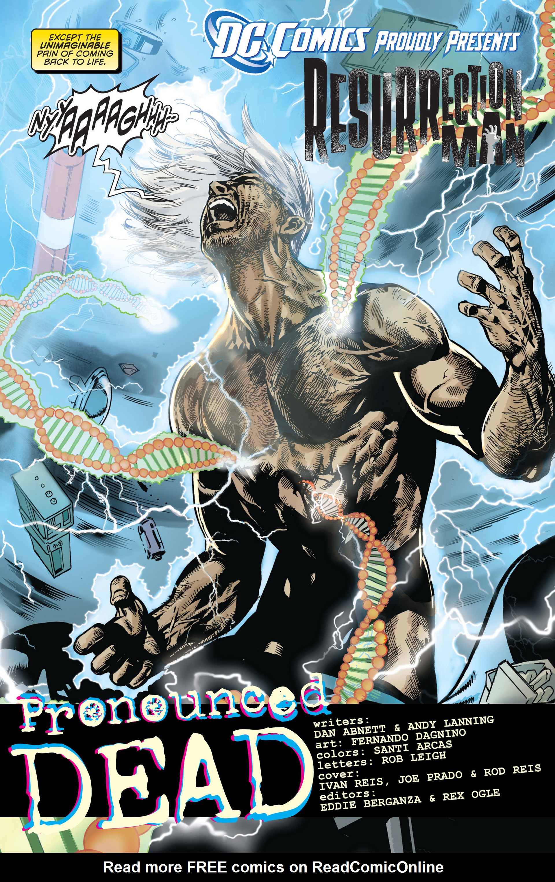 Read online Resurrection Man (2011) comic -  Issue #1 - 4