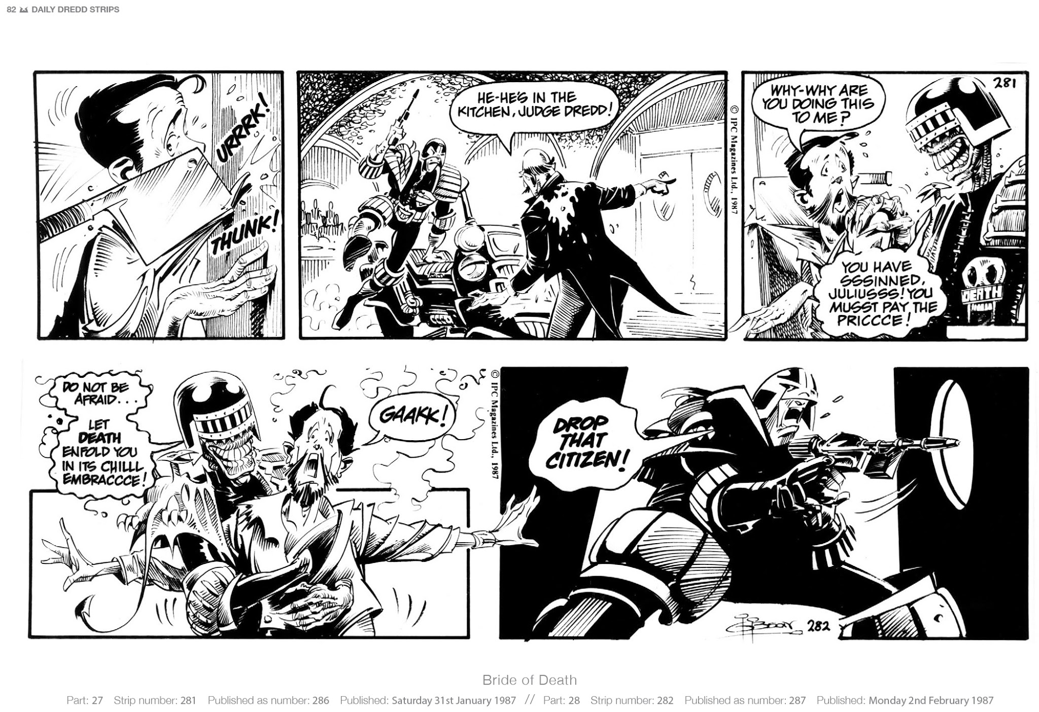 Read online Judge Dredd: The Daily Dredds comic -  Issue # TPB 2 - 85