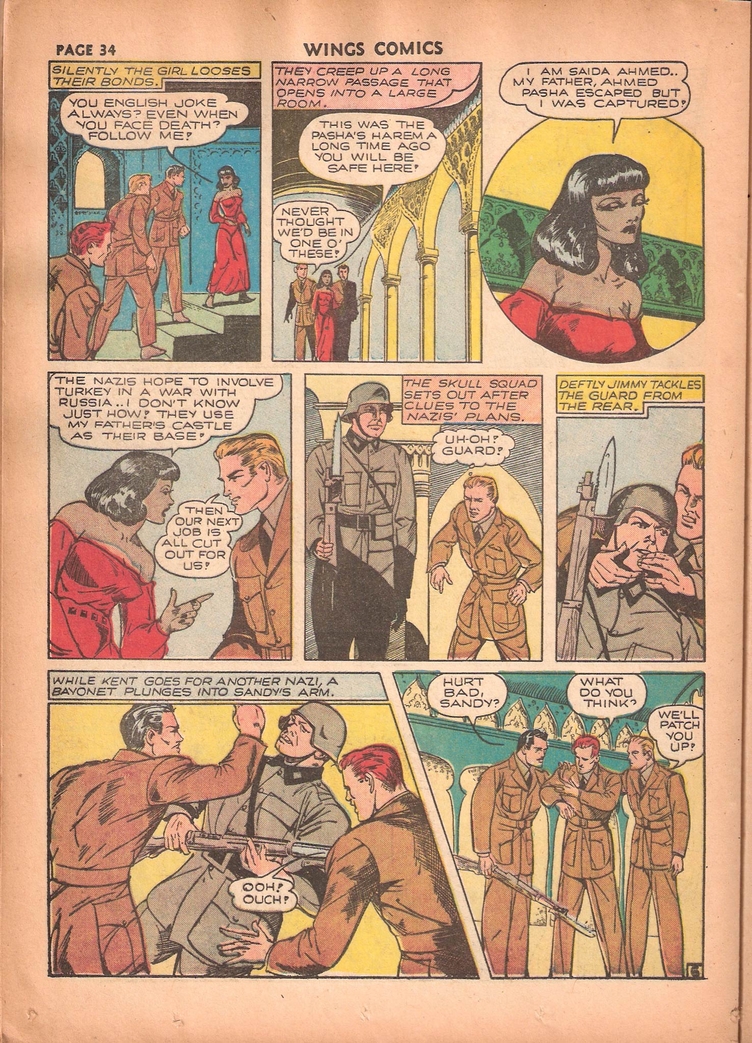 Read online Wings Comics comic -  Issue #17 - 36