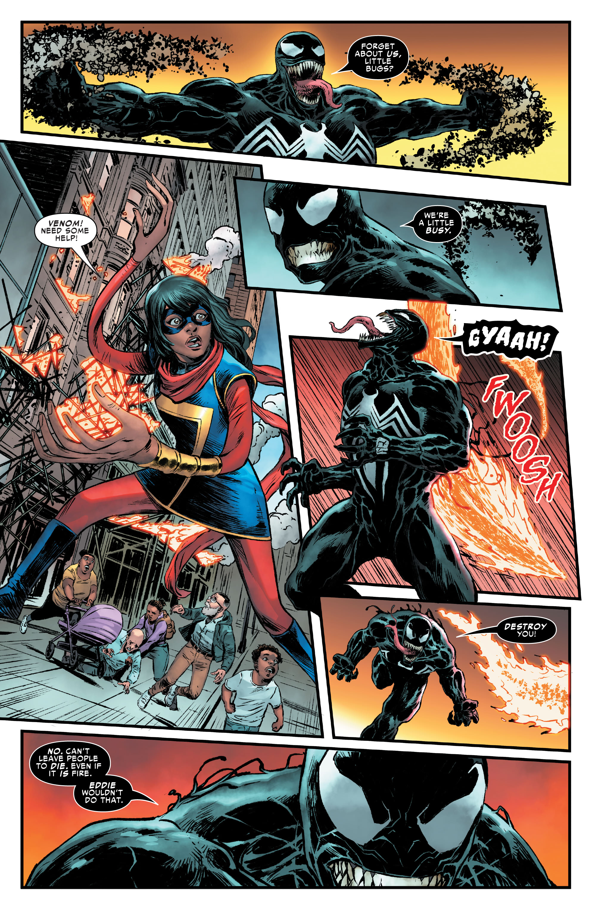 Read online Ms. Marvel & Venom comic -  Issue #1 - 8