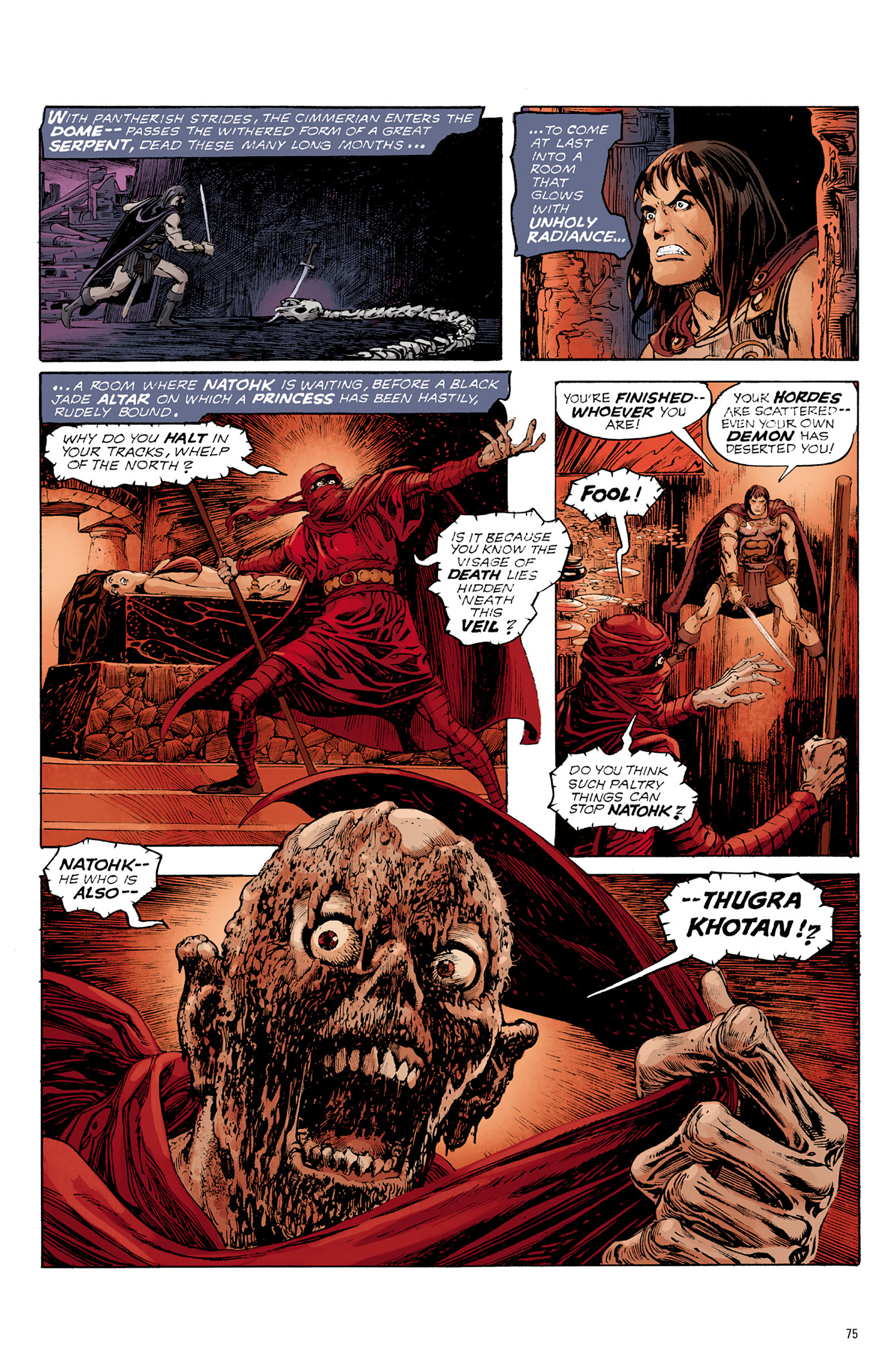 Read online Robert E. Howard's Savage Sword comic -  Issue #9 - 76