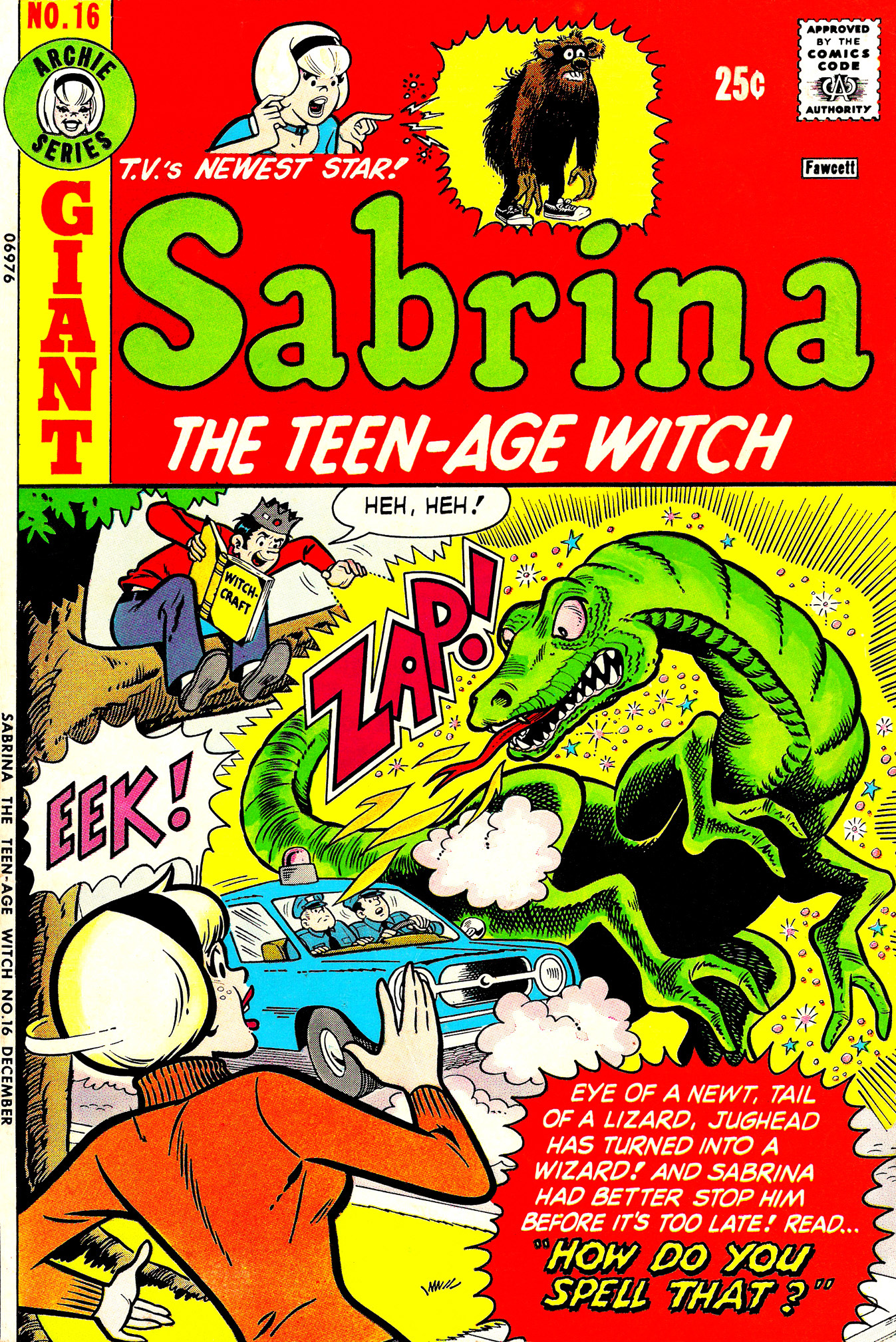 Read online Sabrina The Teenage Witch (1971) comic -  Issue #16 - 1
